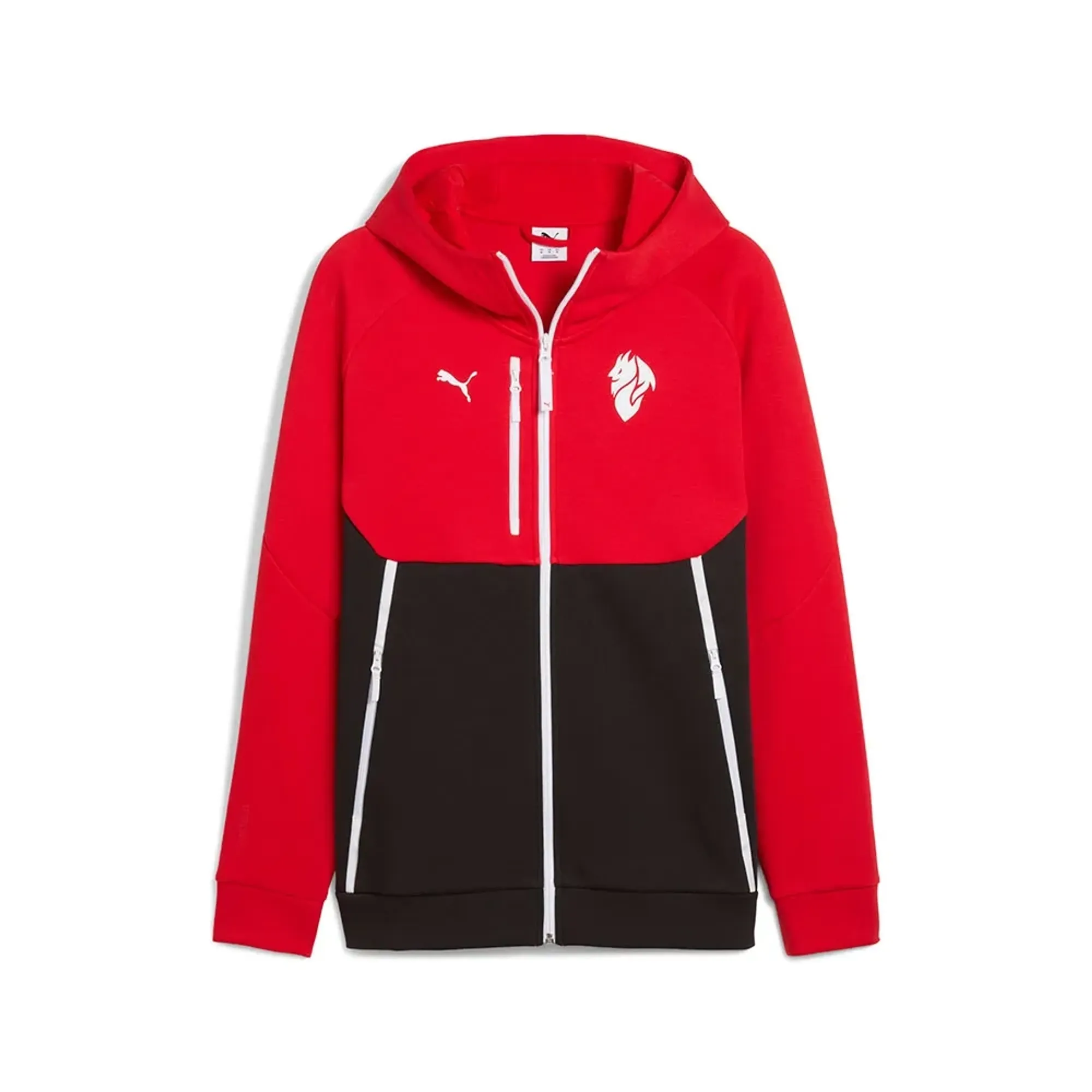 Puma Ac Milan Tech Full Zip Sweatshirt