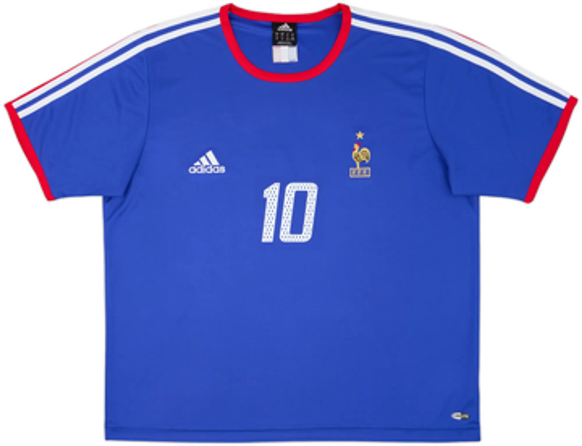 2004-06 France Basic Home Shirt Zidane #10 - 8/10 - (S)