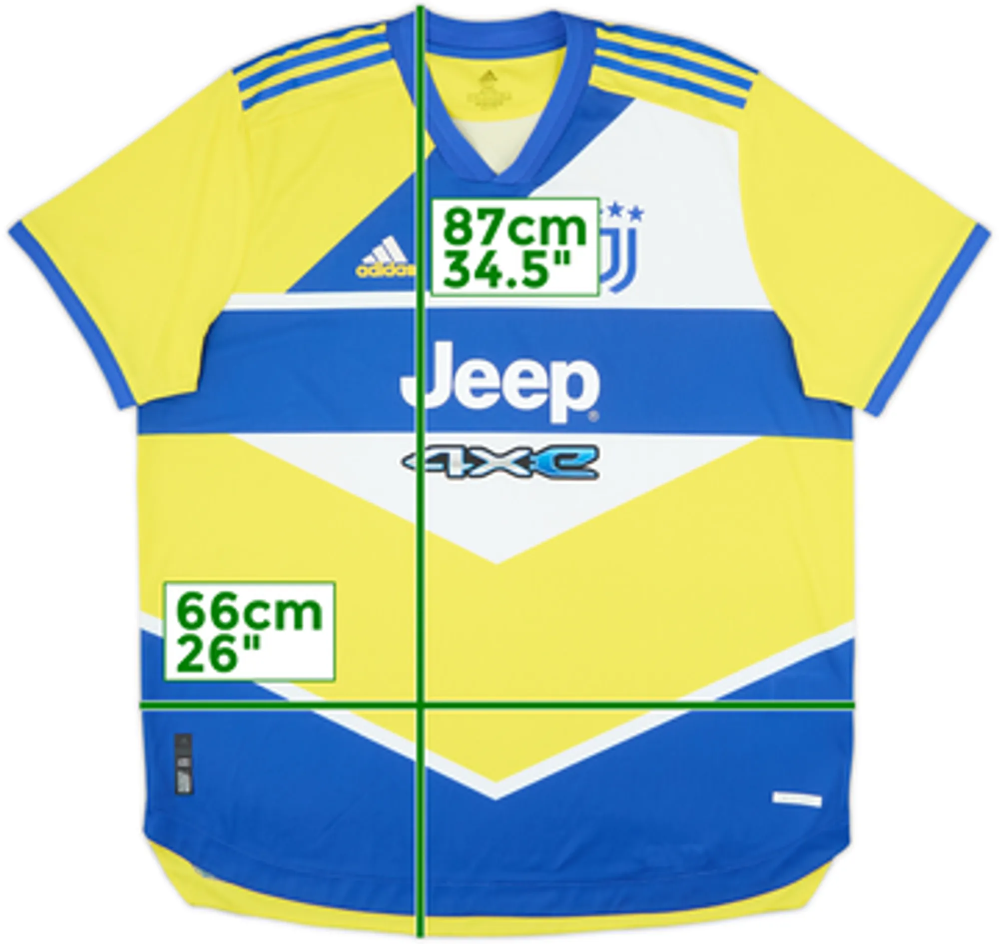 2021-22 Juventus Authentic Third Shirt - 9/10 - (XXL)