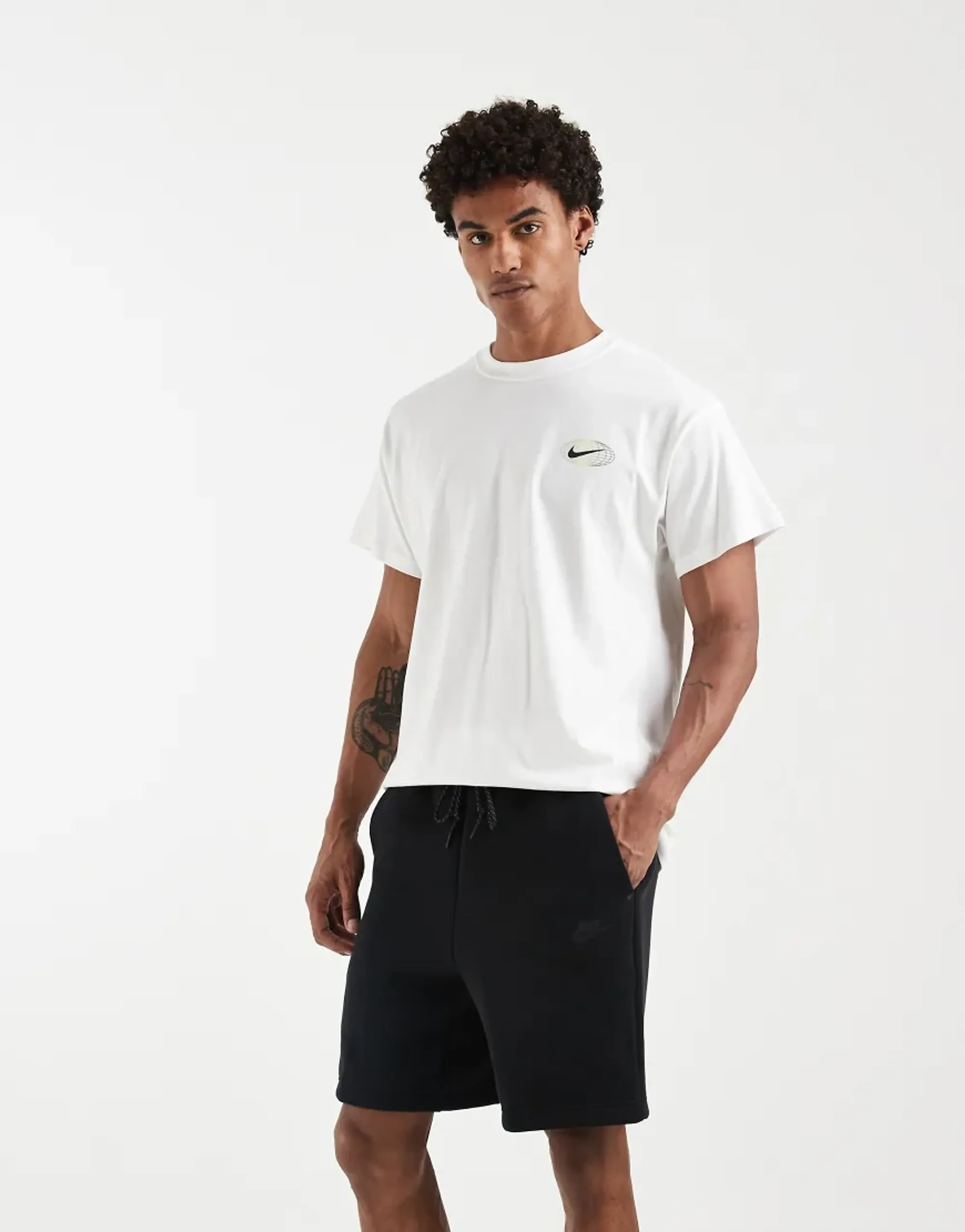 Nike Tech Fleece Knit Short In Black