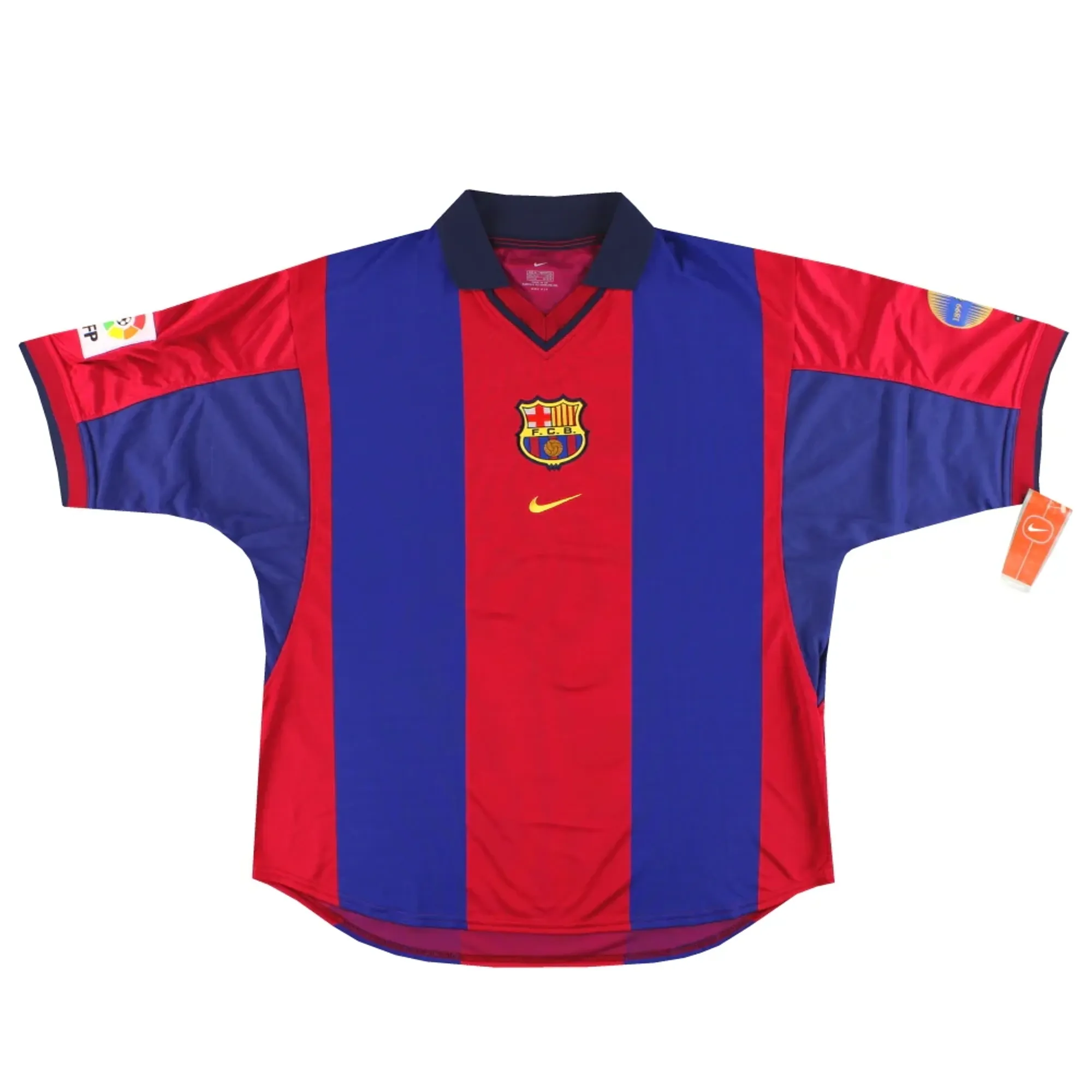 2000-01 Barcelona Nike Home Shirt *w/tags* XL - Barcelona / w/tags 