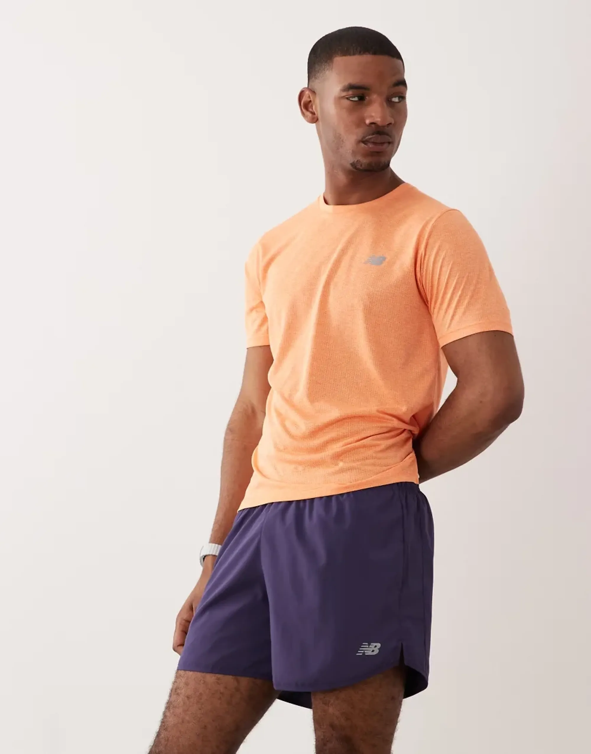 New Balance Sport Essential Short 5inch Women Shorts - Purple