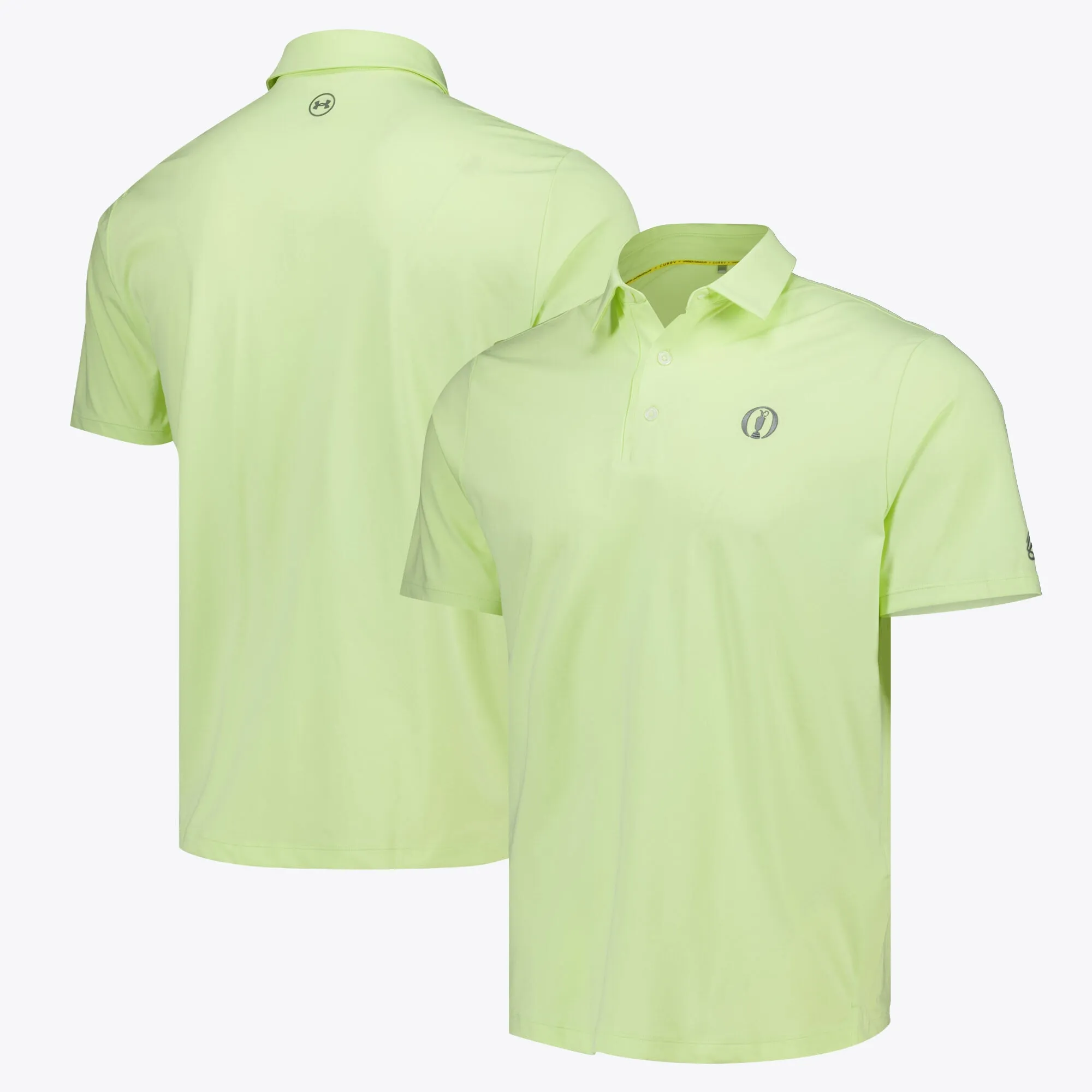 Curry ArmourDry Men's Polo Fade Green / Clay Green L
