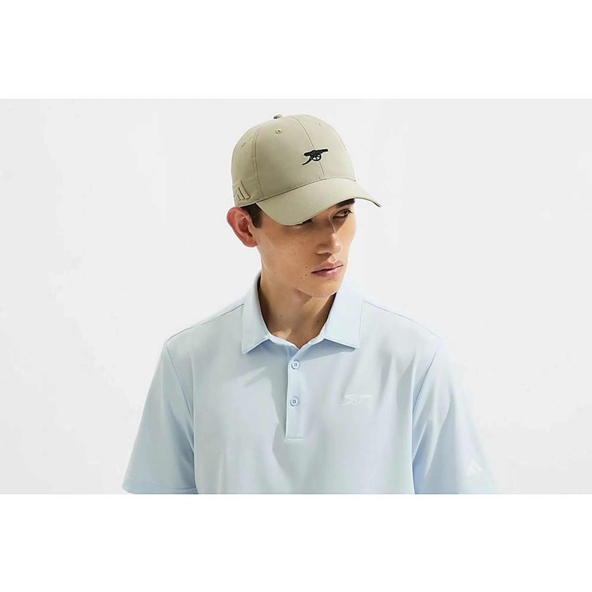 Arsenal adidas Golf Beige Cap, Beige