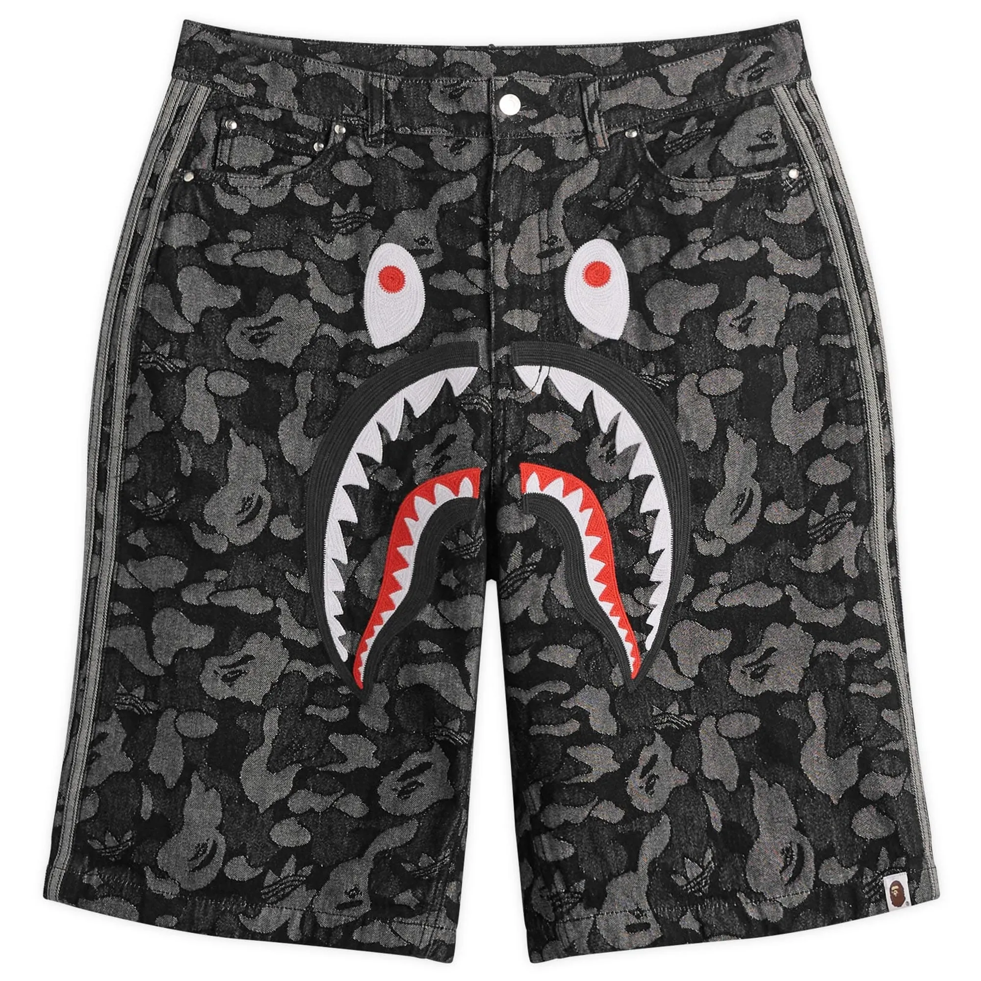 Adidas Men's x A Bathing Ape Denim Jorts Black