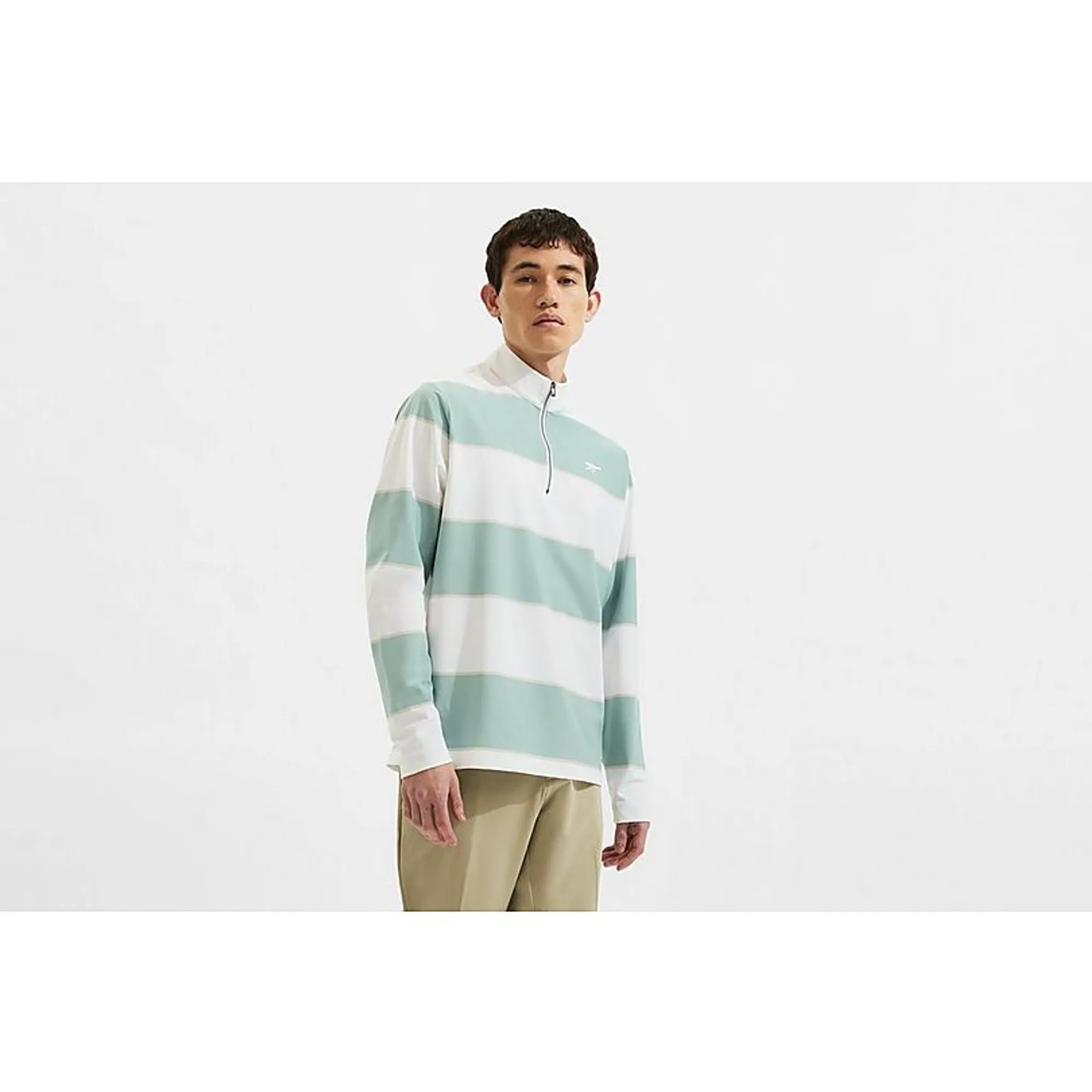 Arsenal adidas Golf 1/4 Zip Rugby Top, Green