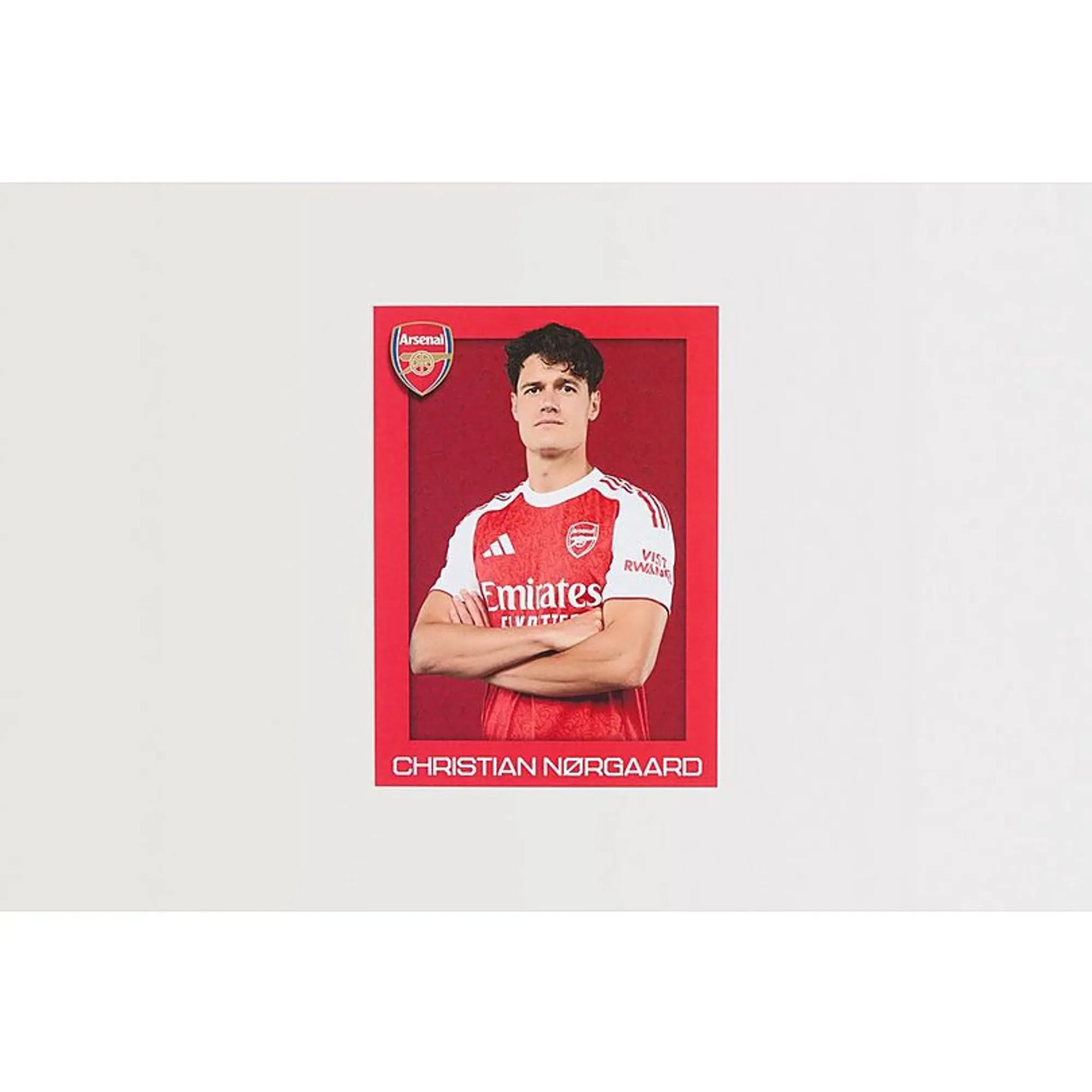 Arsenal Christian Norgaard Photo Card, Multicolor