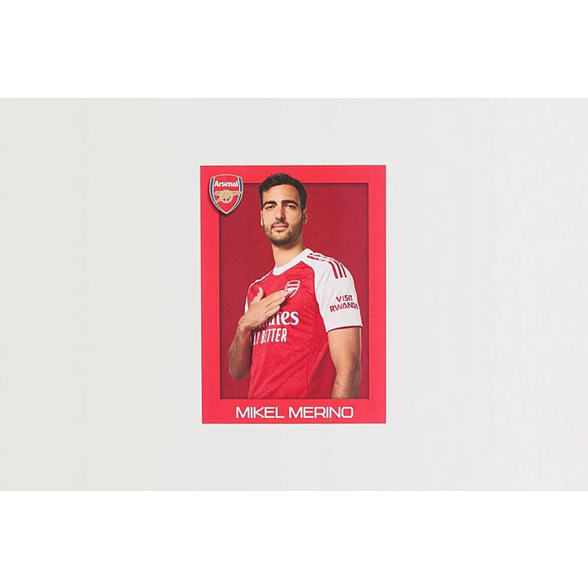Arsenal Mikel Merino Photo Card, Multicolor