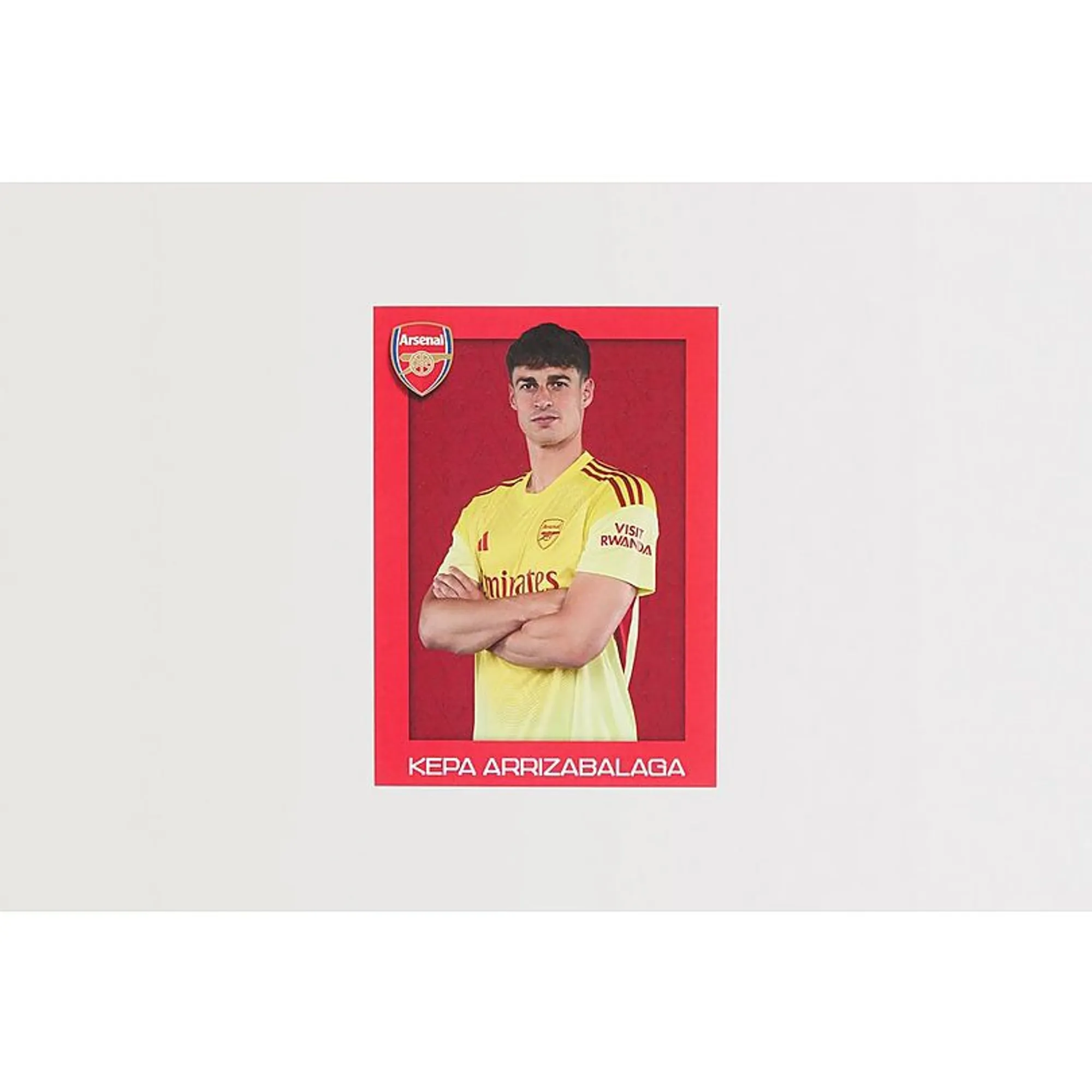 Arsenal Kepa Arrizabalaga Photo Card, Multicolor