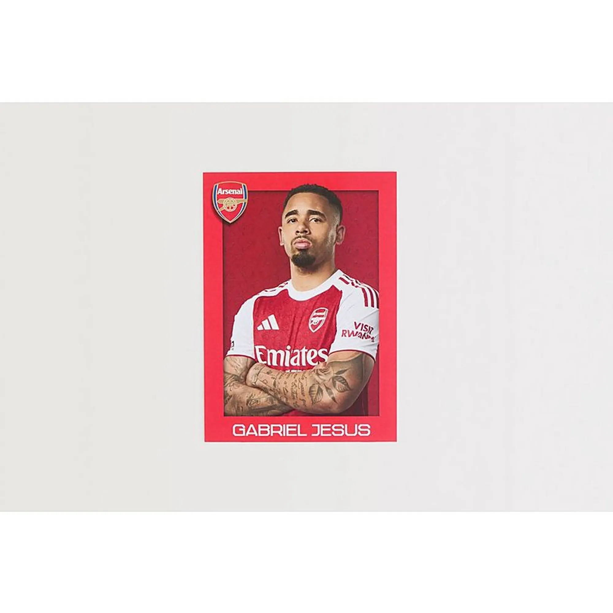 Arsenal Gabriel Jesus Photo Card, Multicolor