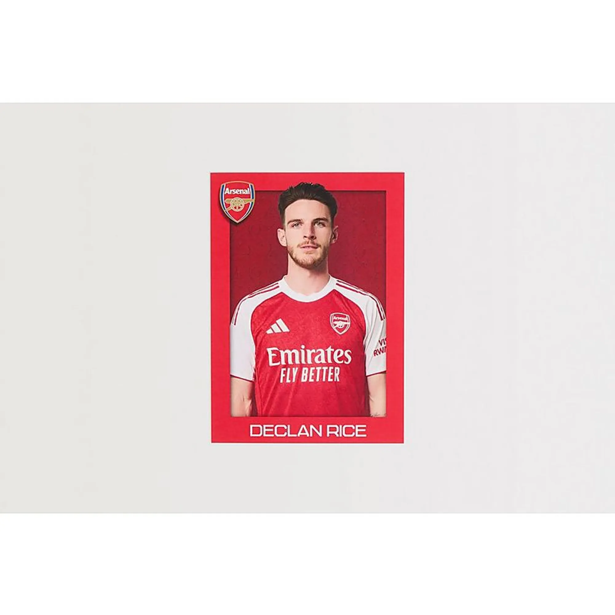 Arsenal Declan Rice Photo Card, Multicolor