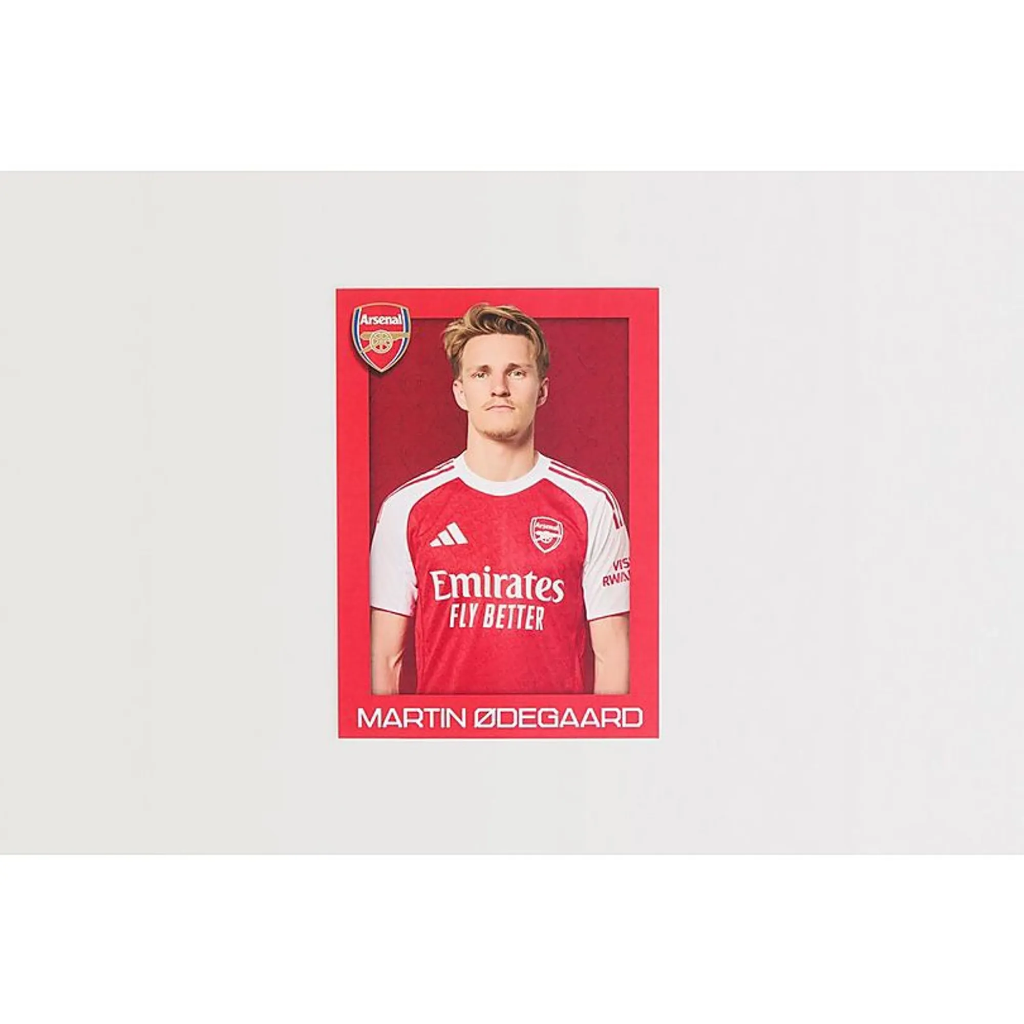 Arsenal Martin Odegaard Photo Card, Multicolor