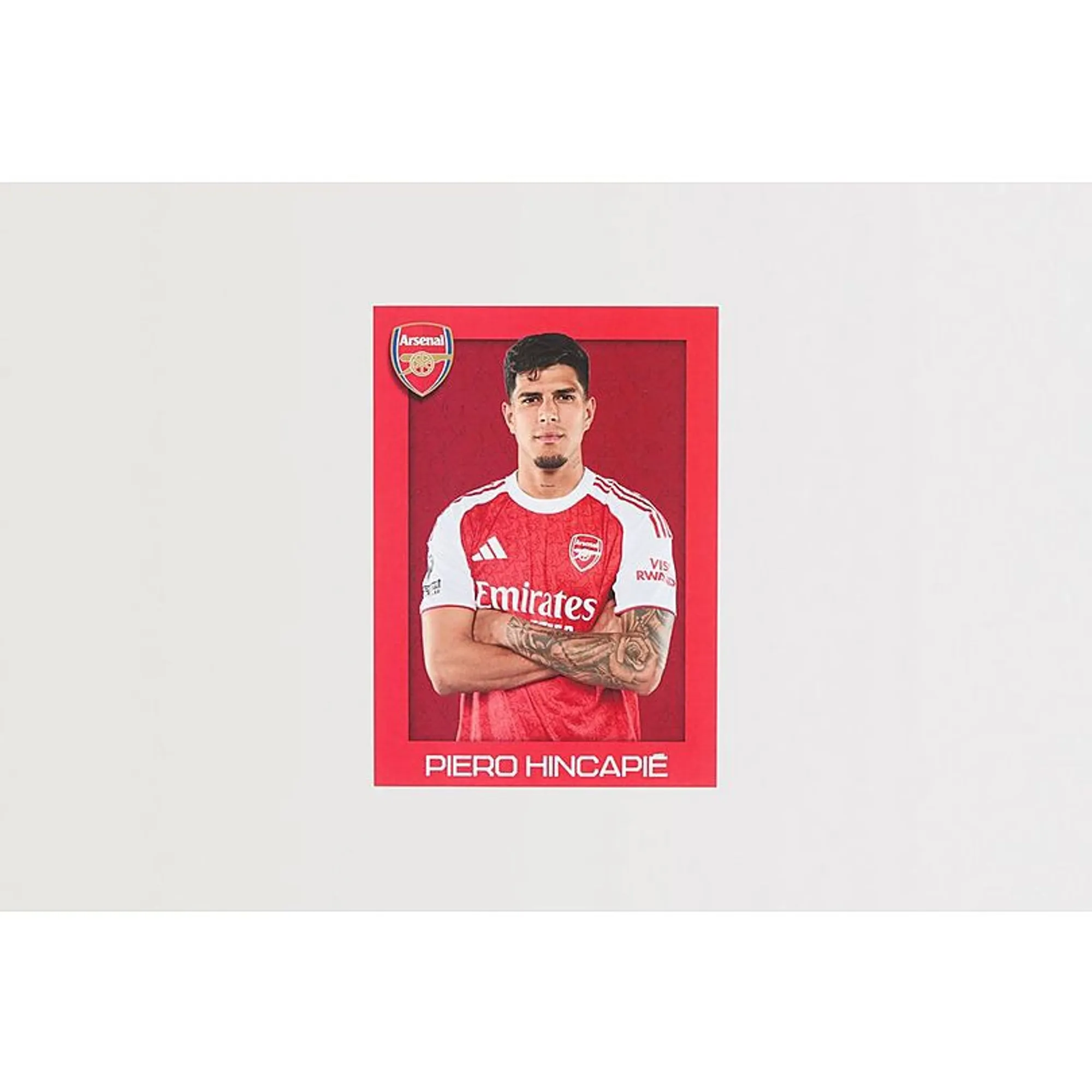 Arsenal Piero Hincapie Photo Card, Multicolor