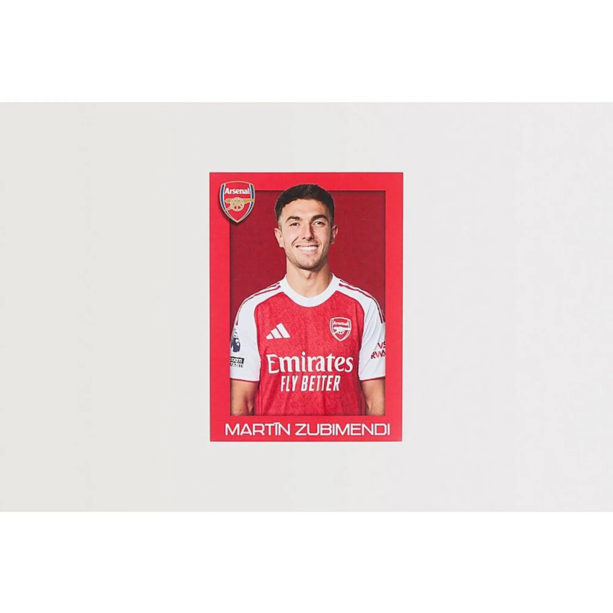 Arsenal Martin Zubimendi Photo Card, Multicolor