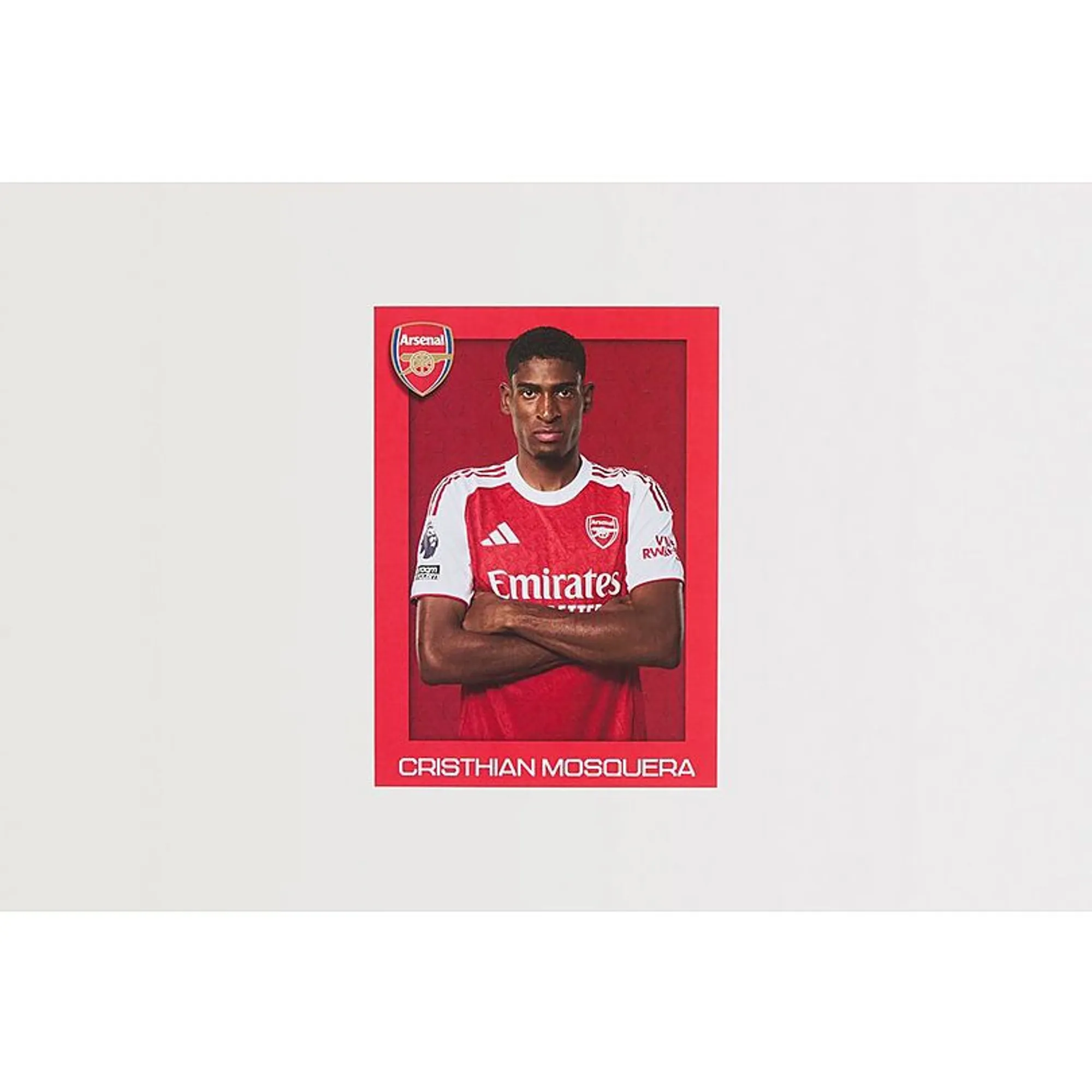 Arsenal Cristhian Mosquera Photo Card, Multicolor