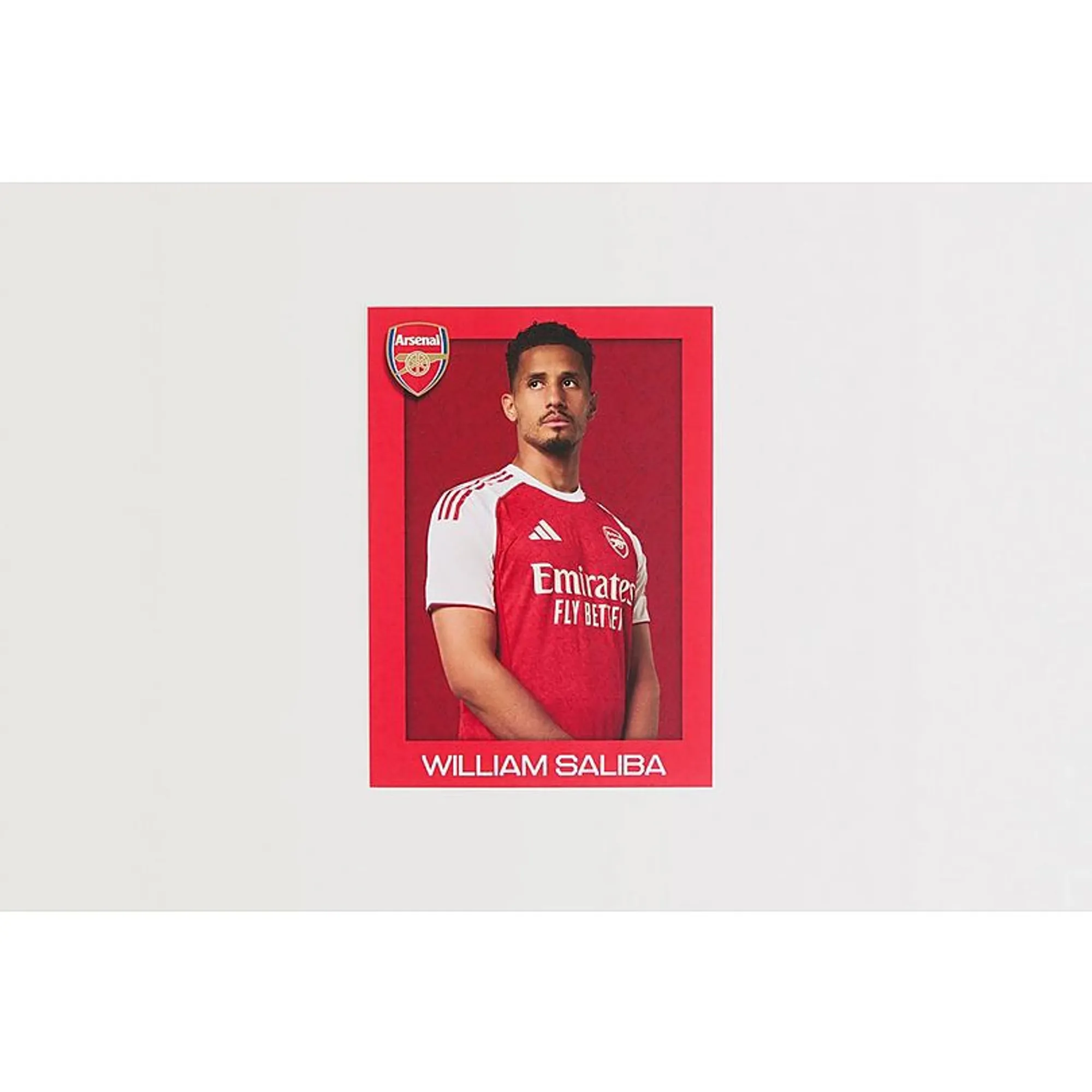 Arsenal William Saliba Photo Card, Multicolor
