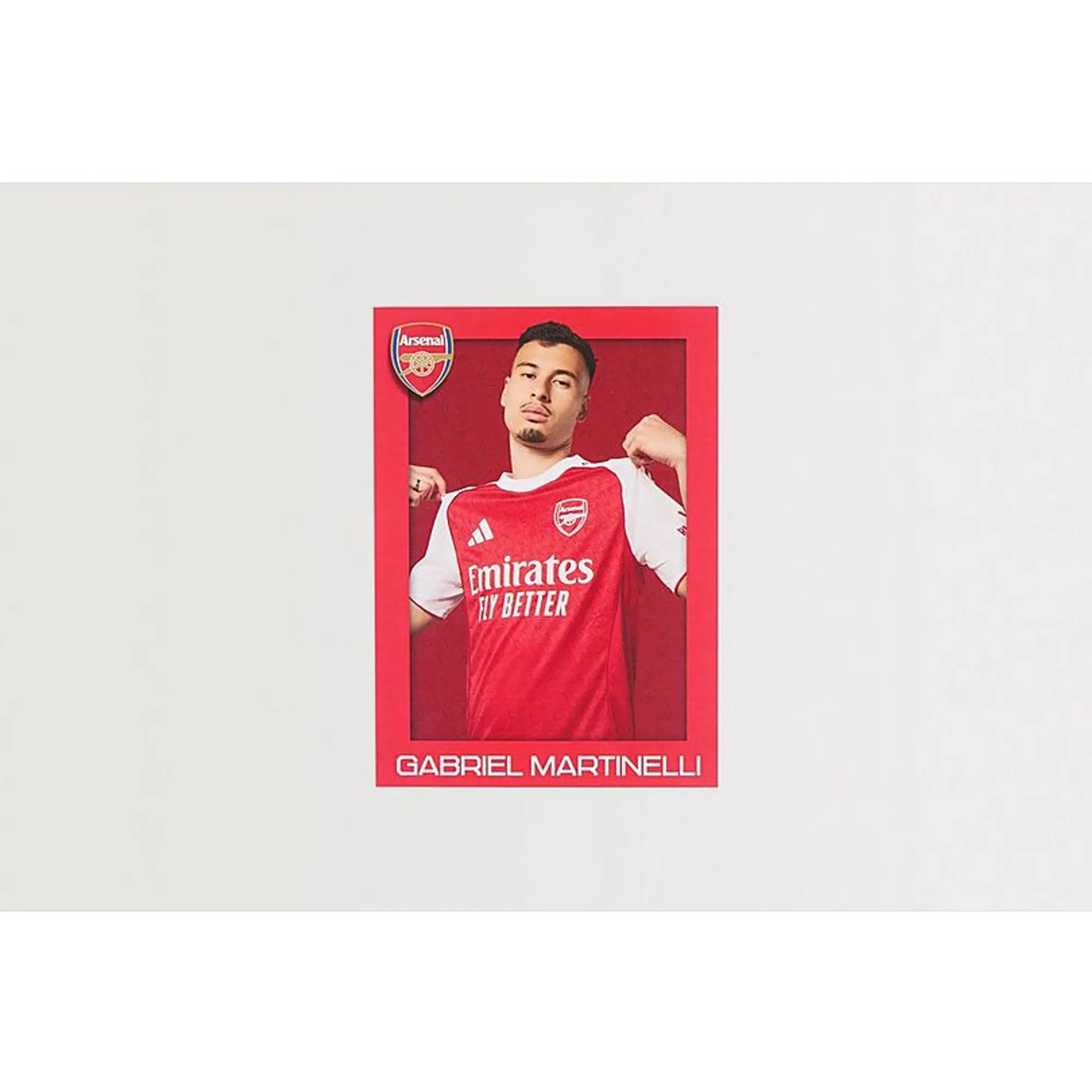 Arsenal Gabriel Martinelli Photo Card, Multicolor