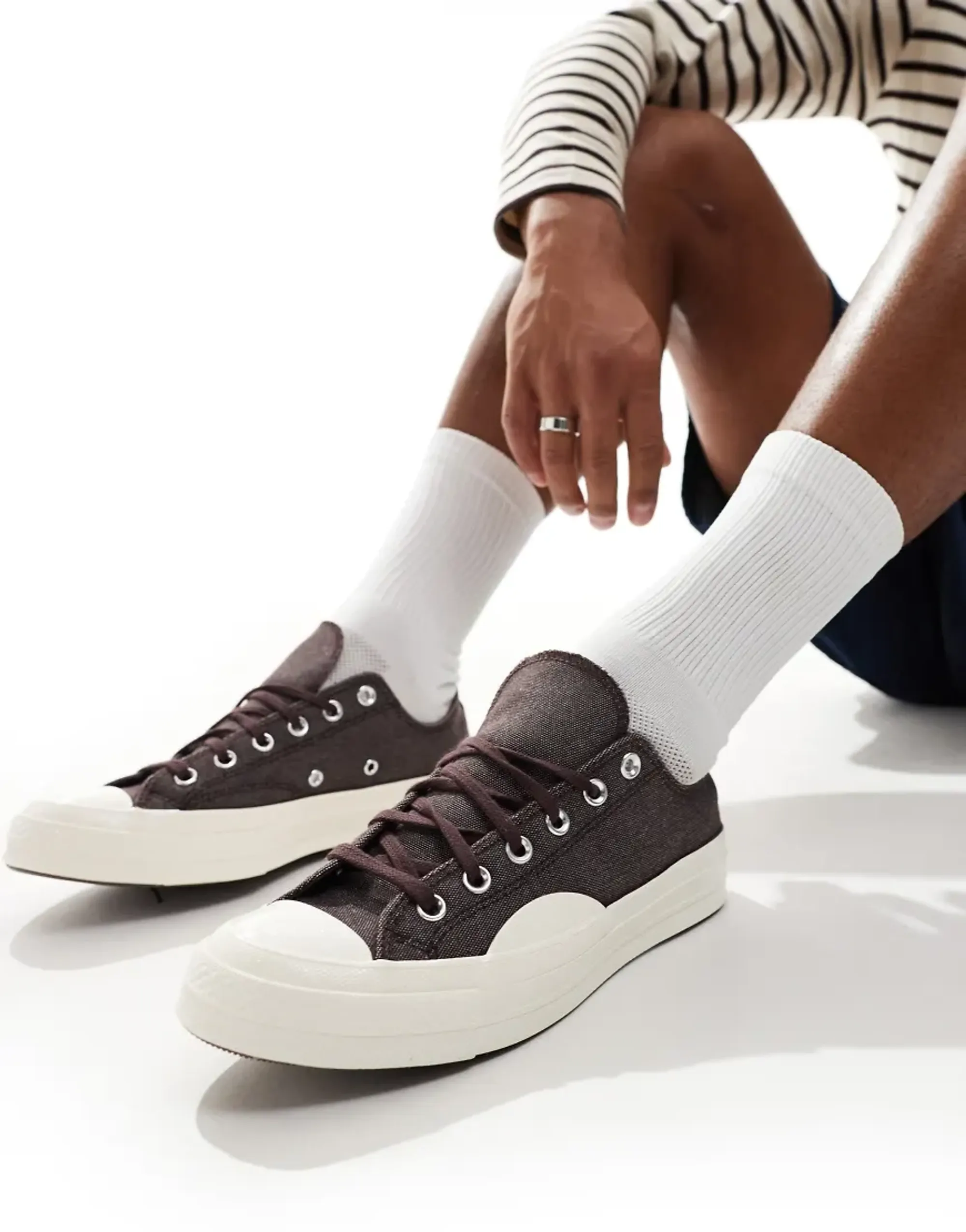 Converse Chuck 70 Ox Trainers In Brown