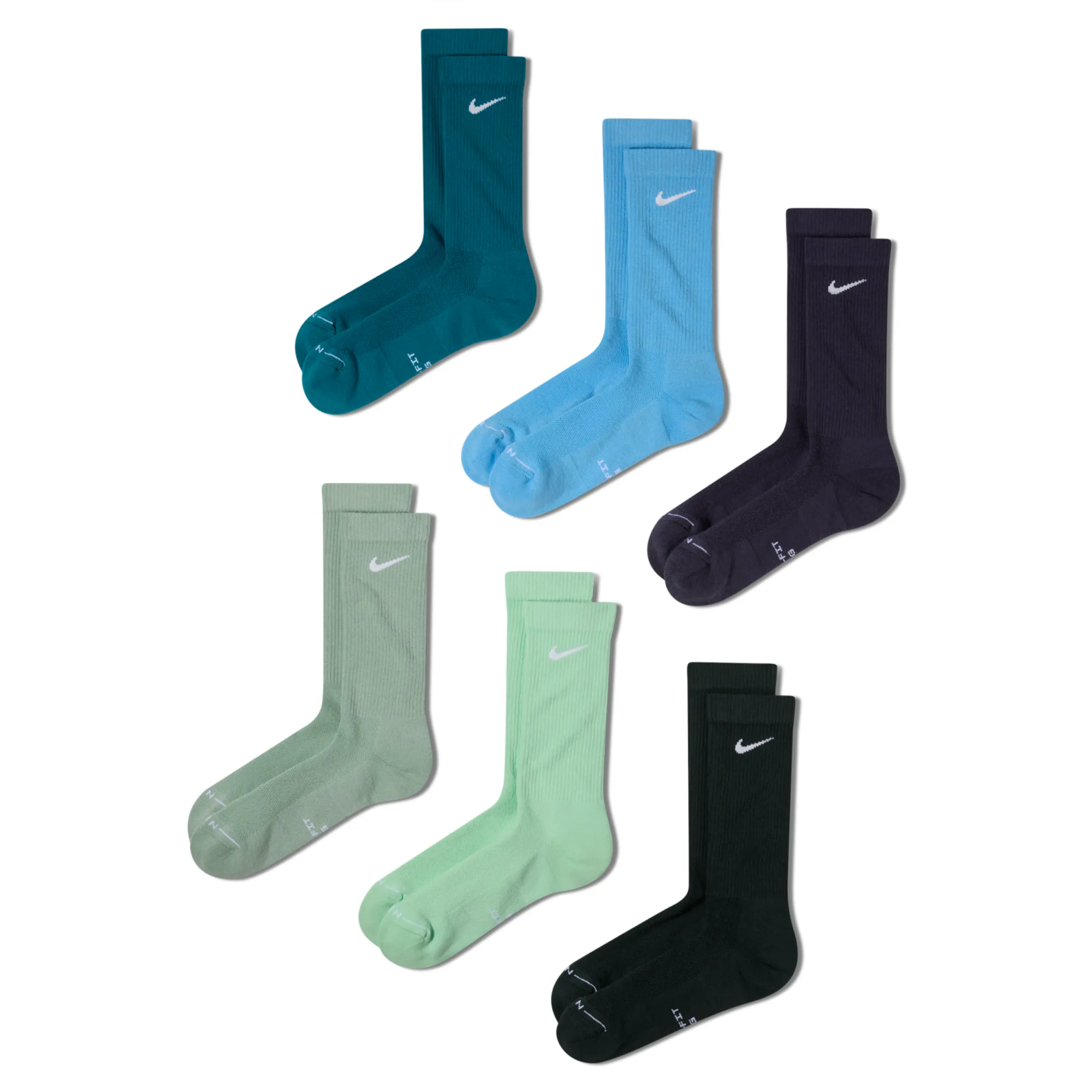 Nike Everyday Elevated Crew Socks - Multi-Colour