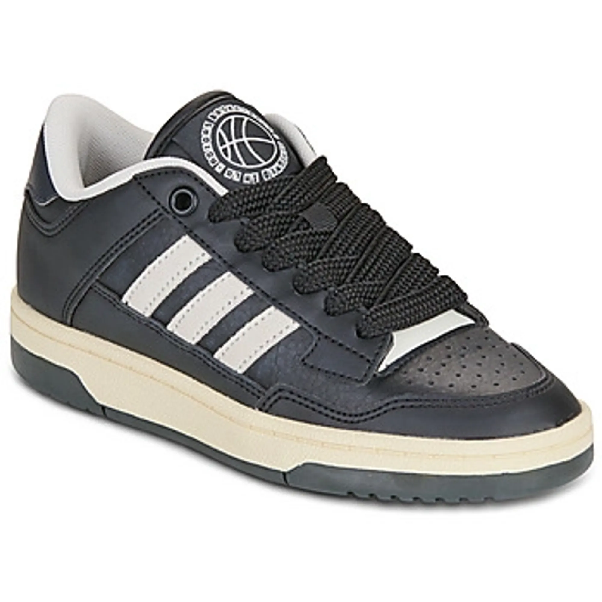 adidas  RAPID COURT LOW J  boys's Children's Shoes (Trainers) in Black