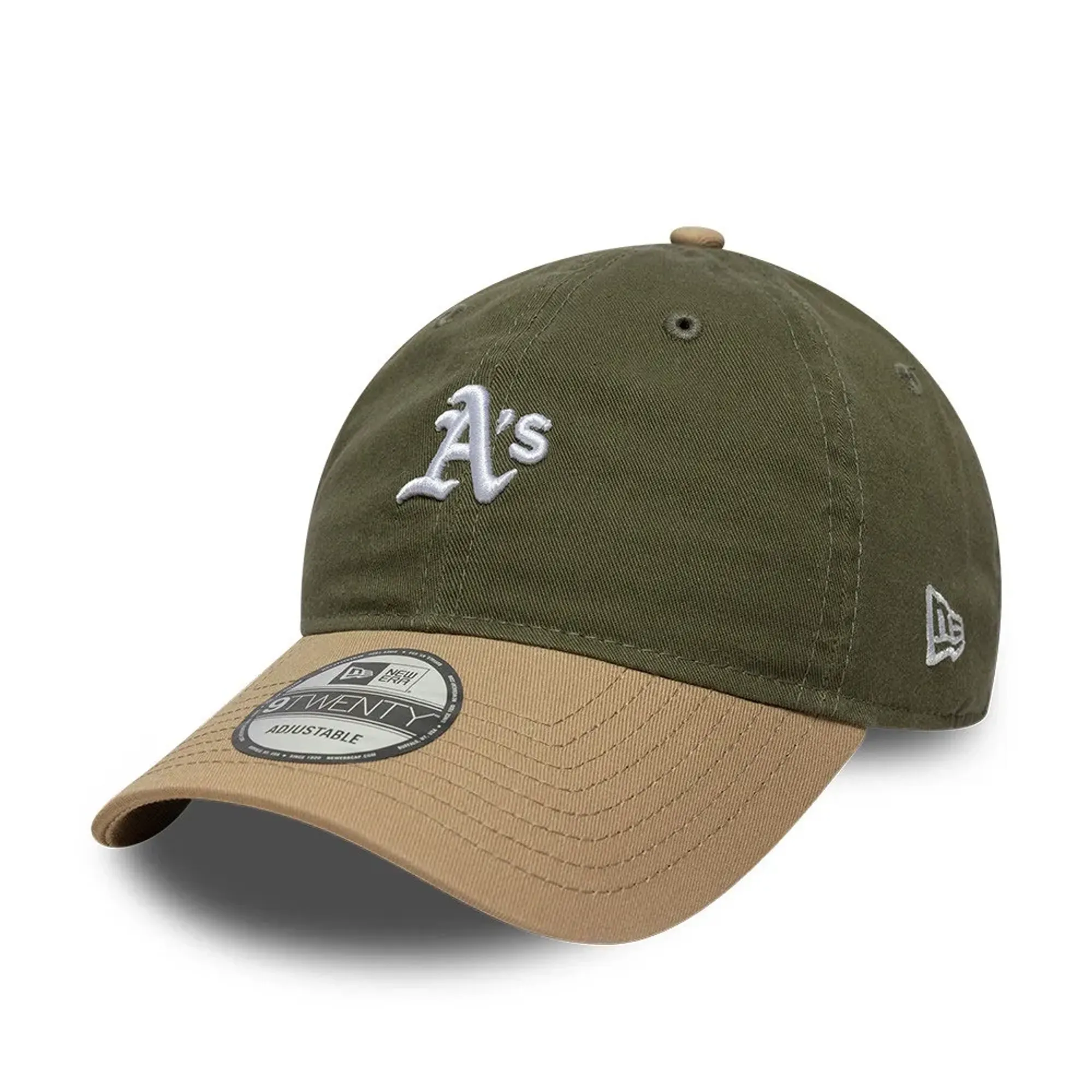 Athletics MLB Washed Contrast Green 9TWENTY Adjustable Cap New Era Cap adult unisex