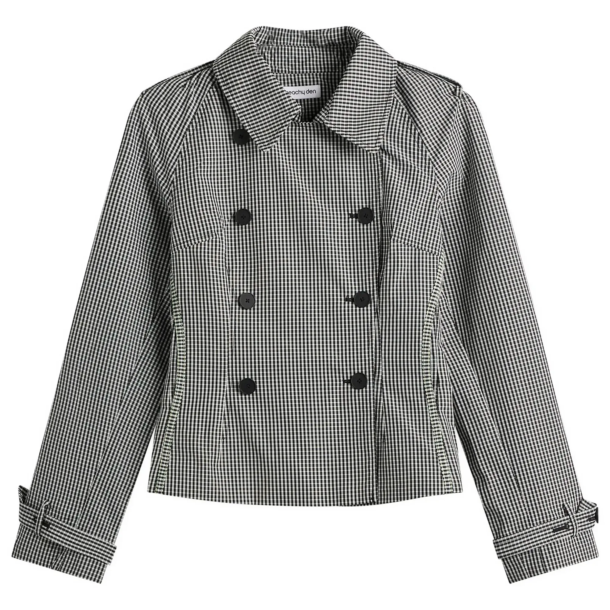 Peachy Den Women's Henri Jacket Checkers