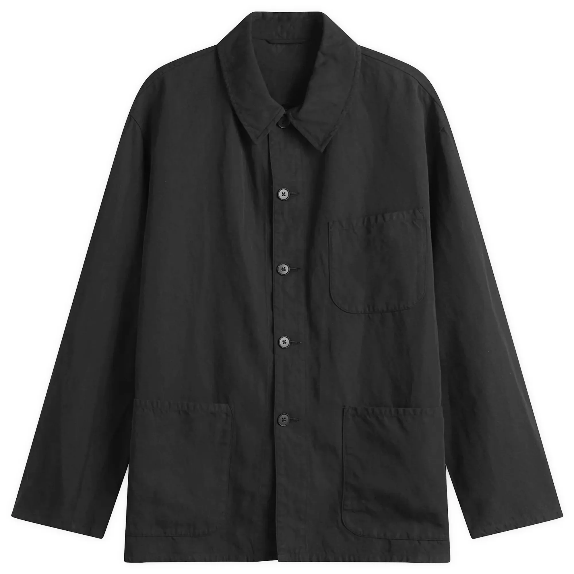 Kaptain Sunshine Men's Gaba. Work Shirt Jacket Black
