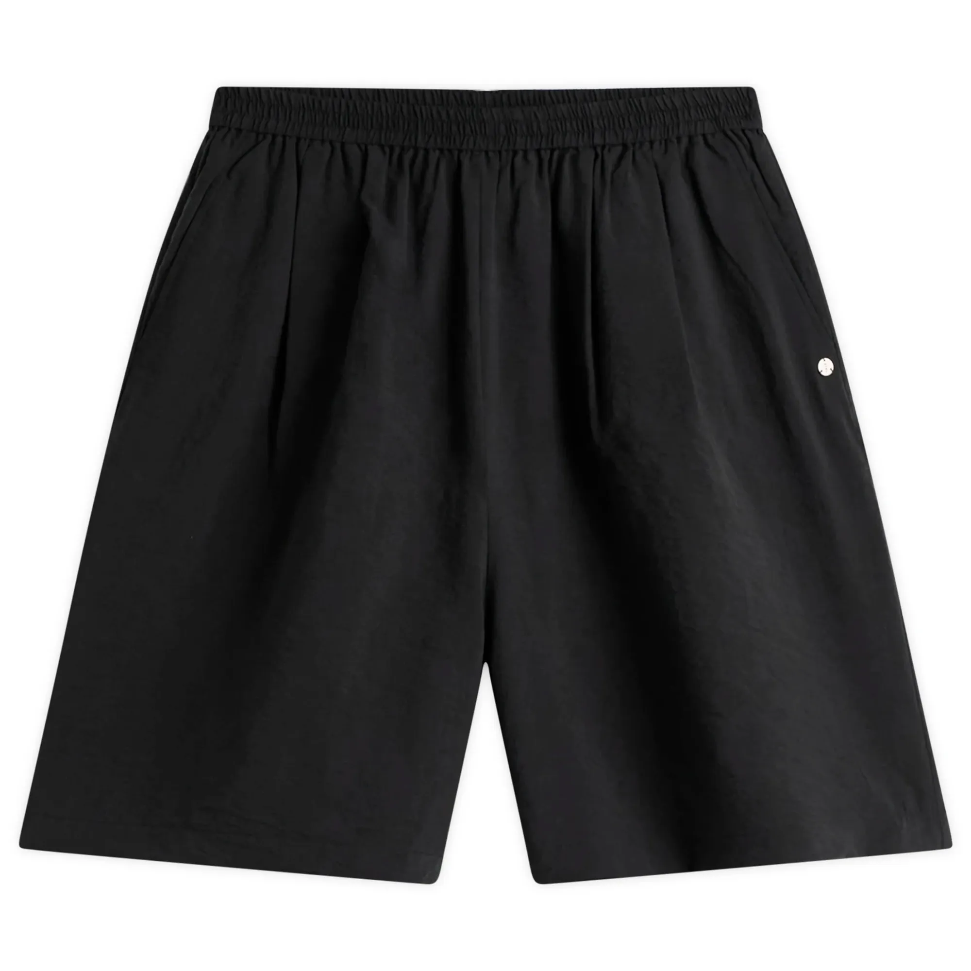 STEL Women's box pleated shorts Black