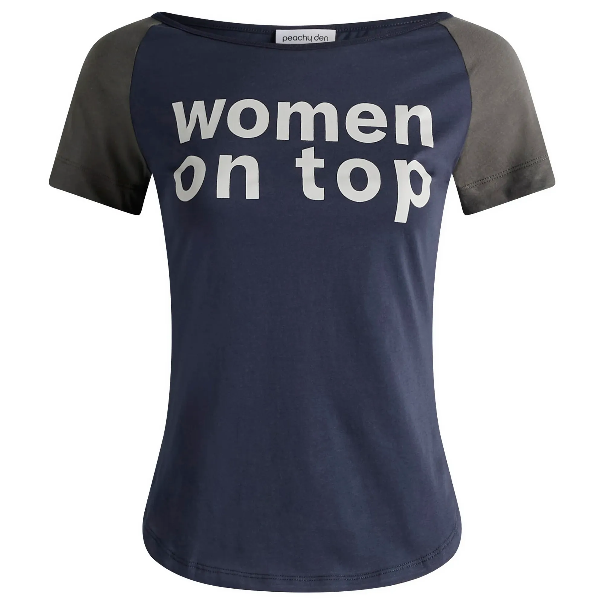 Peachy Den Women's Bebe Tee Moonlight