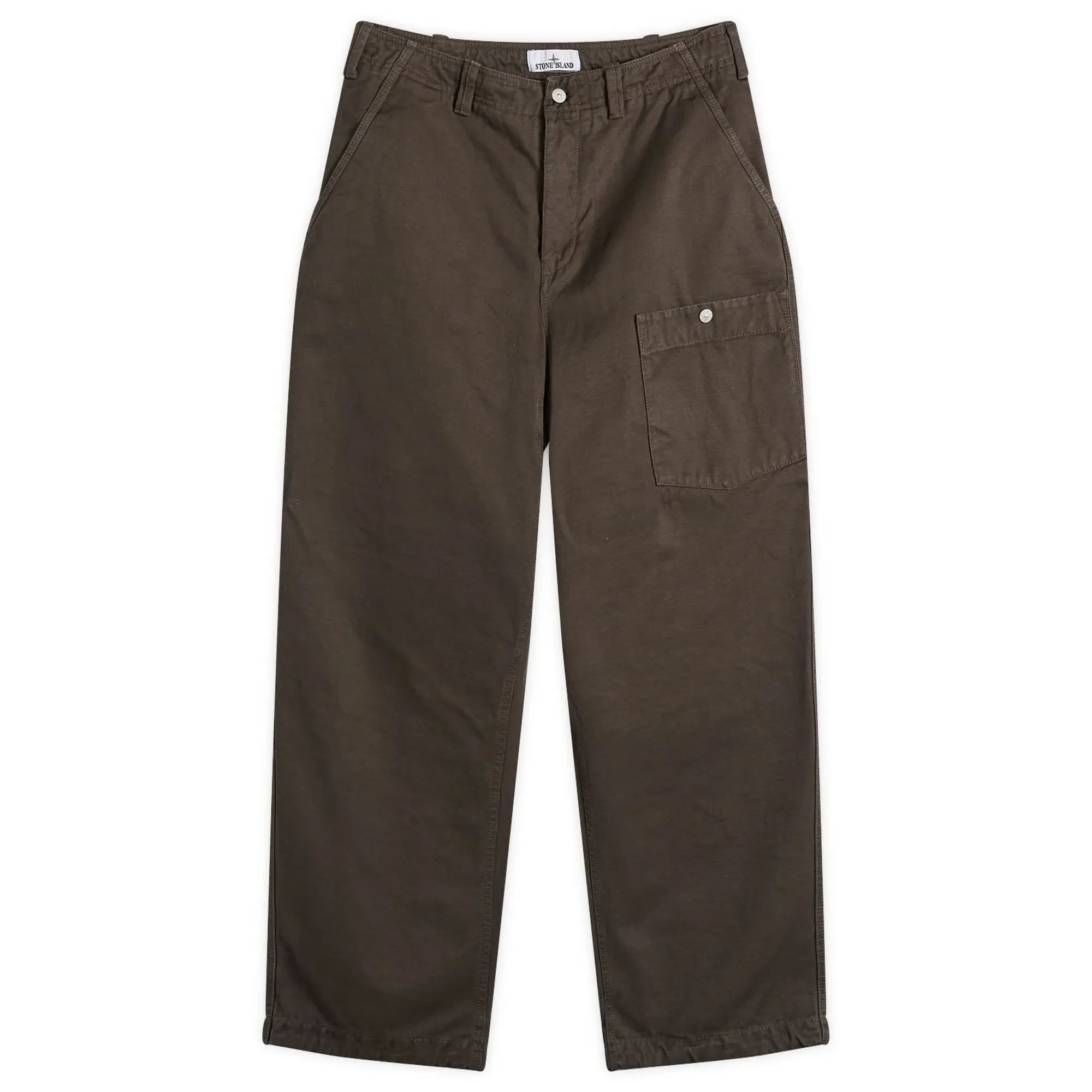 Stone Island Men's Marina Batavia-TC Pocket Trousers Lead Grey