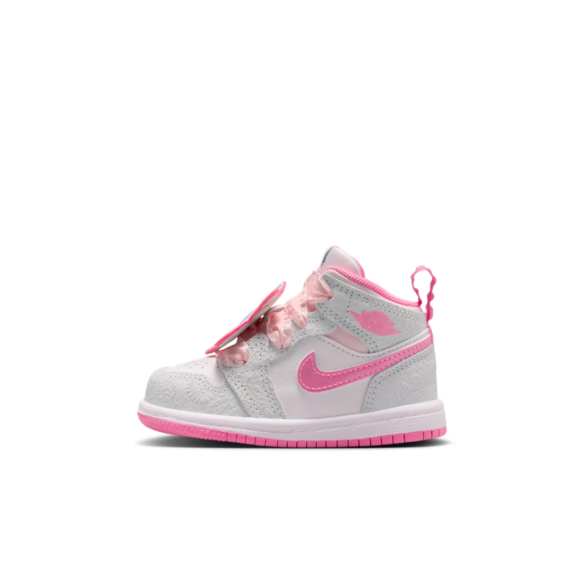 Nike Jordan 1 Mid SE Baby/Toddler Shoes - Vast Grey