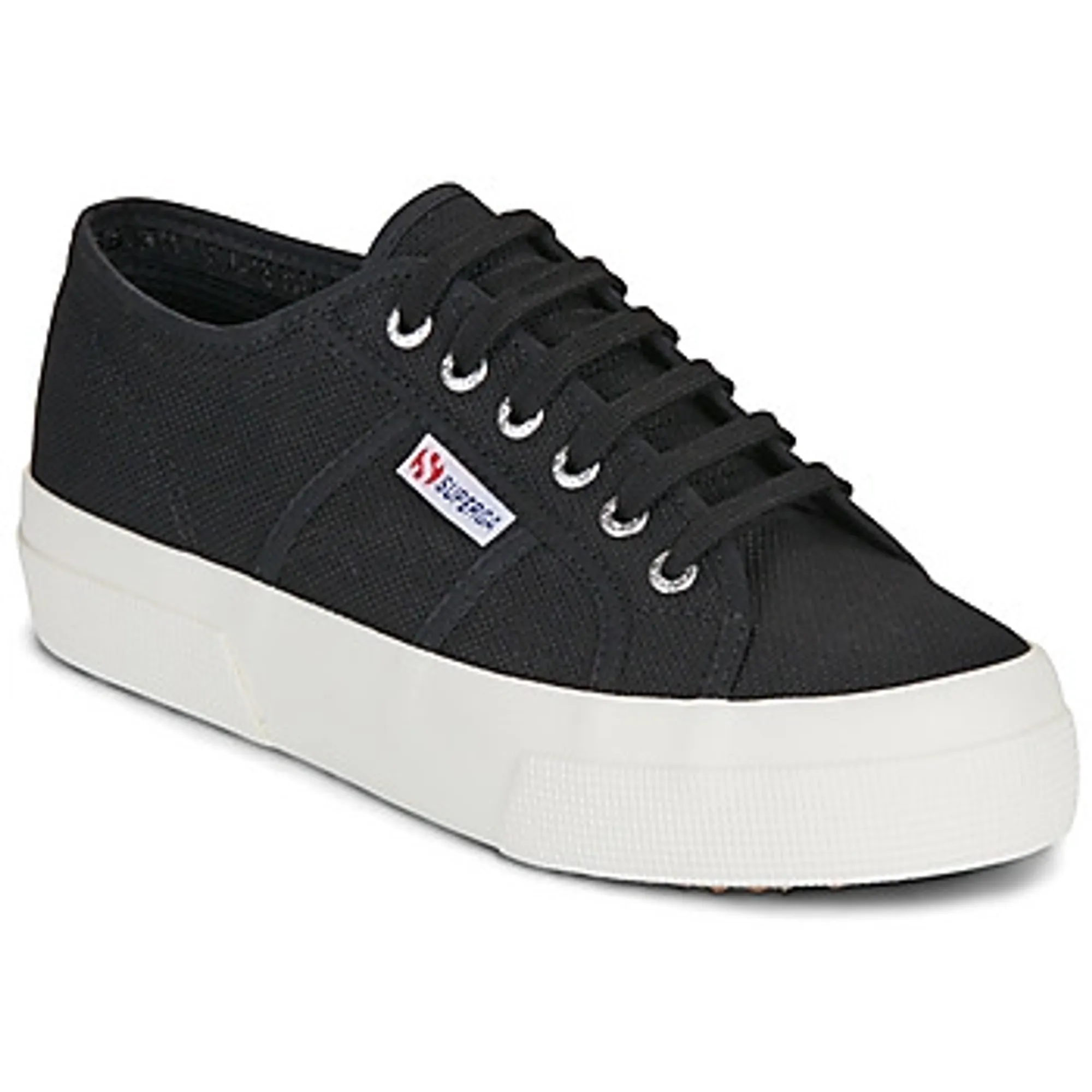 Superga  2740 PLATEFORM  women's Shoes (Trainers) in Black