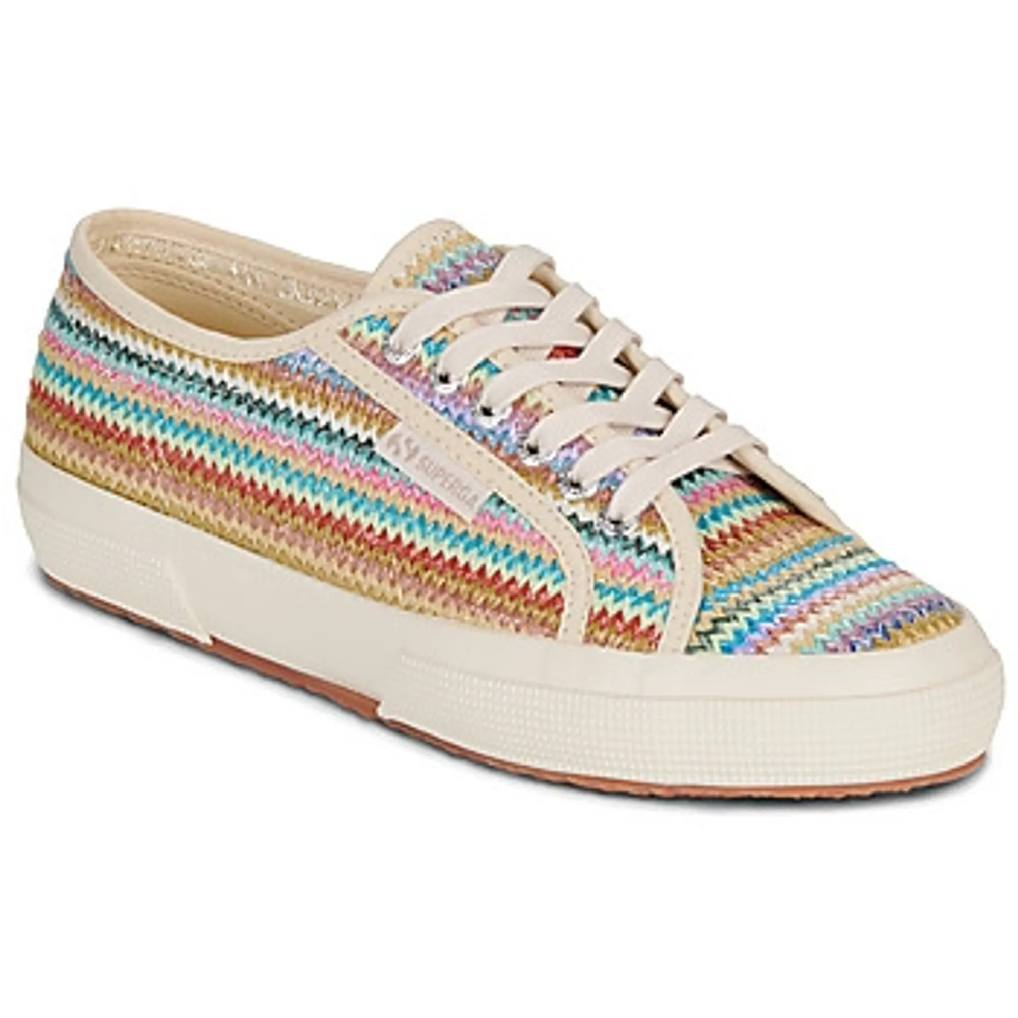 Superga  2750 RAFFIA  women's Shoes (Trainers) in Multicolour