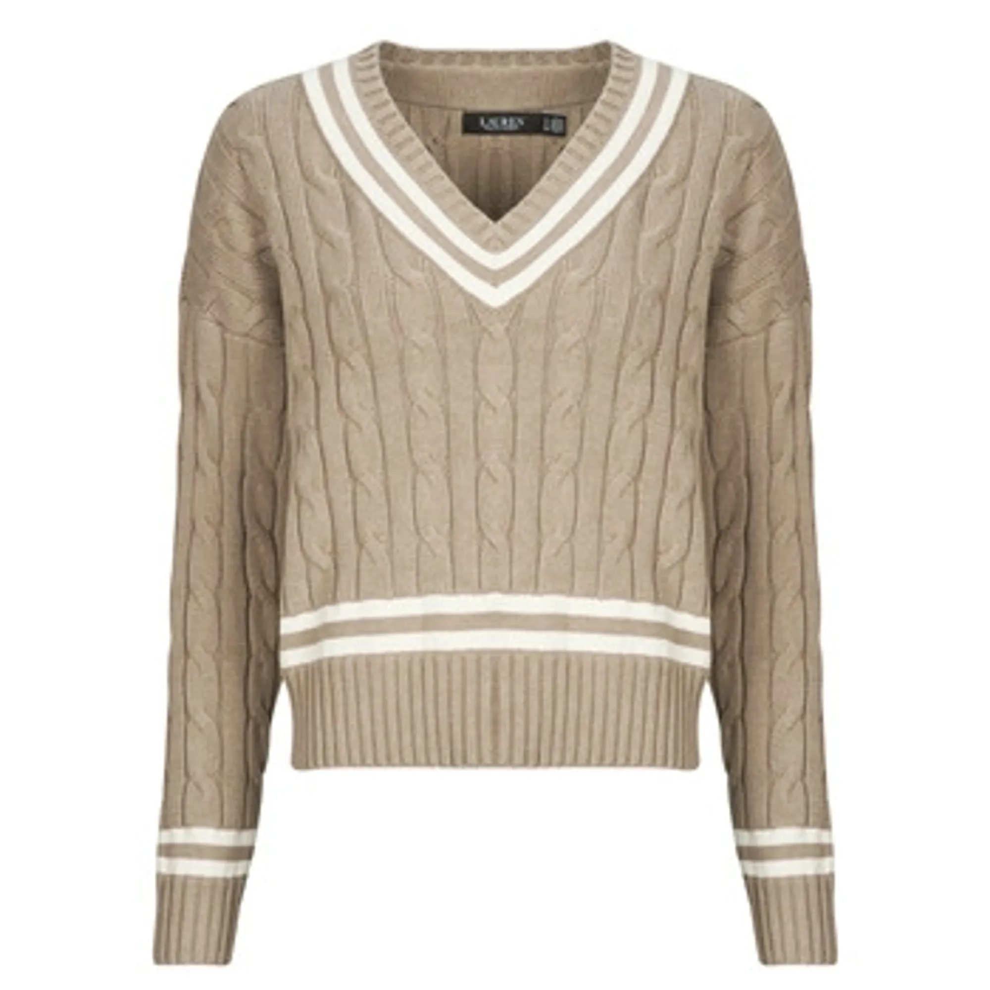 Lauren Ralph Lauren  TEDURPH-LONG SLEEVE-PULLOVER  women's Sweater in Beige