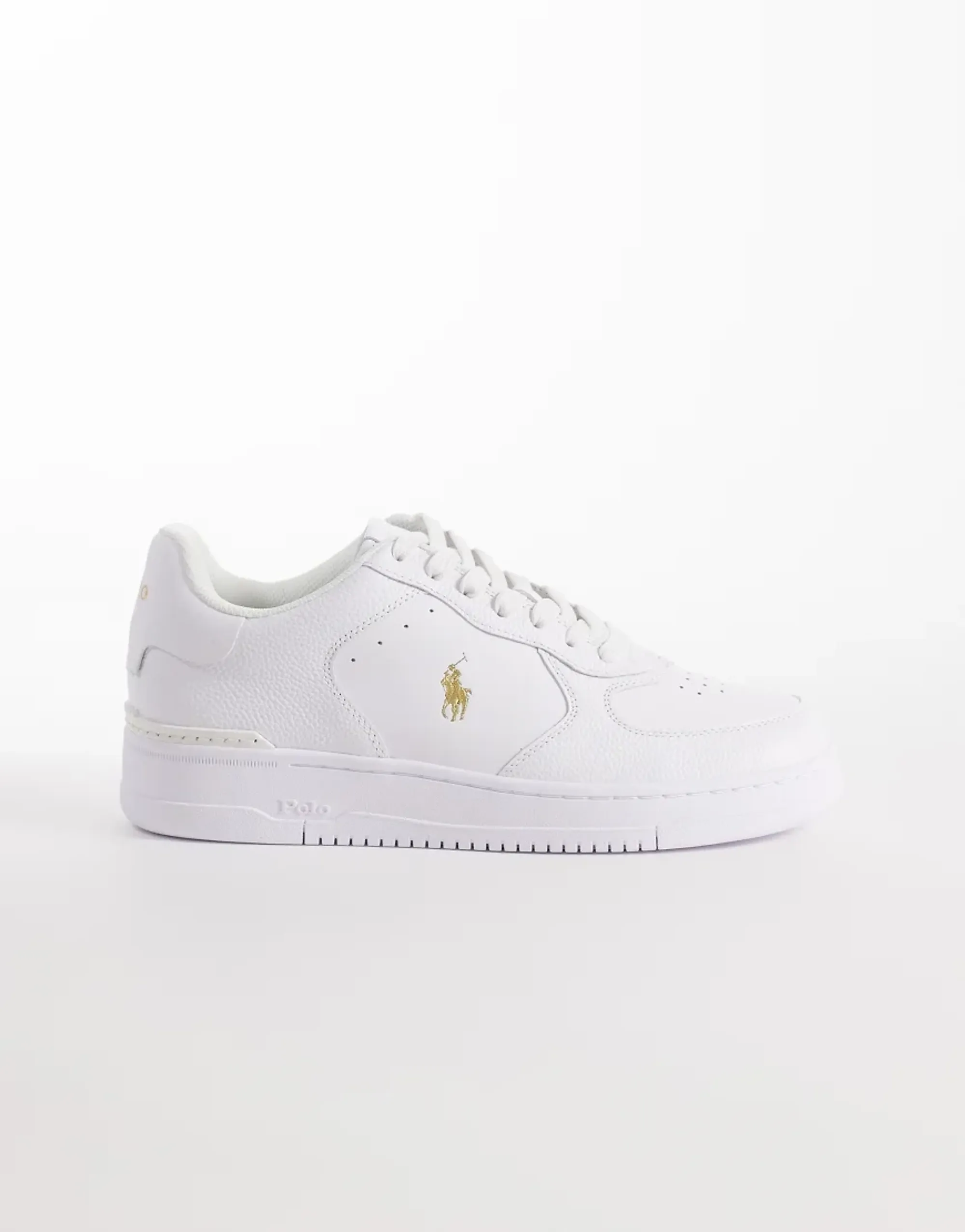 Polo Ralph Lauren  MASTERS CRT-SNEAKERS-LOW TOP LACE  men's Shoes (Trainers) in White