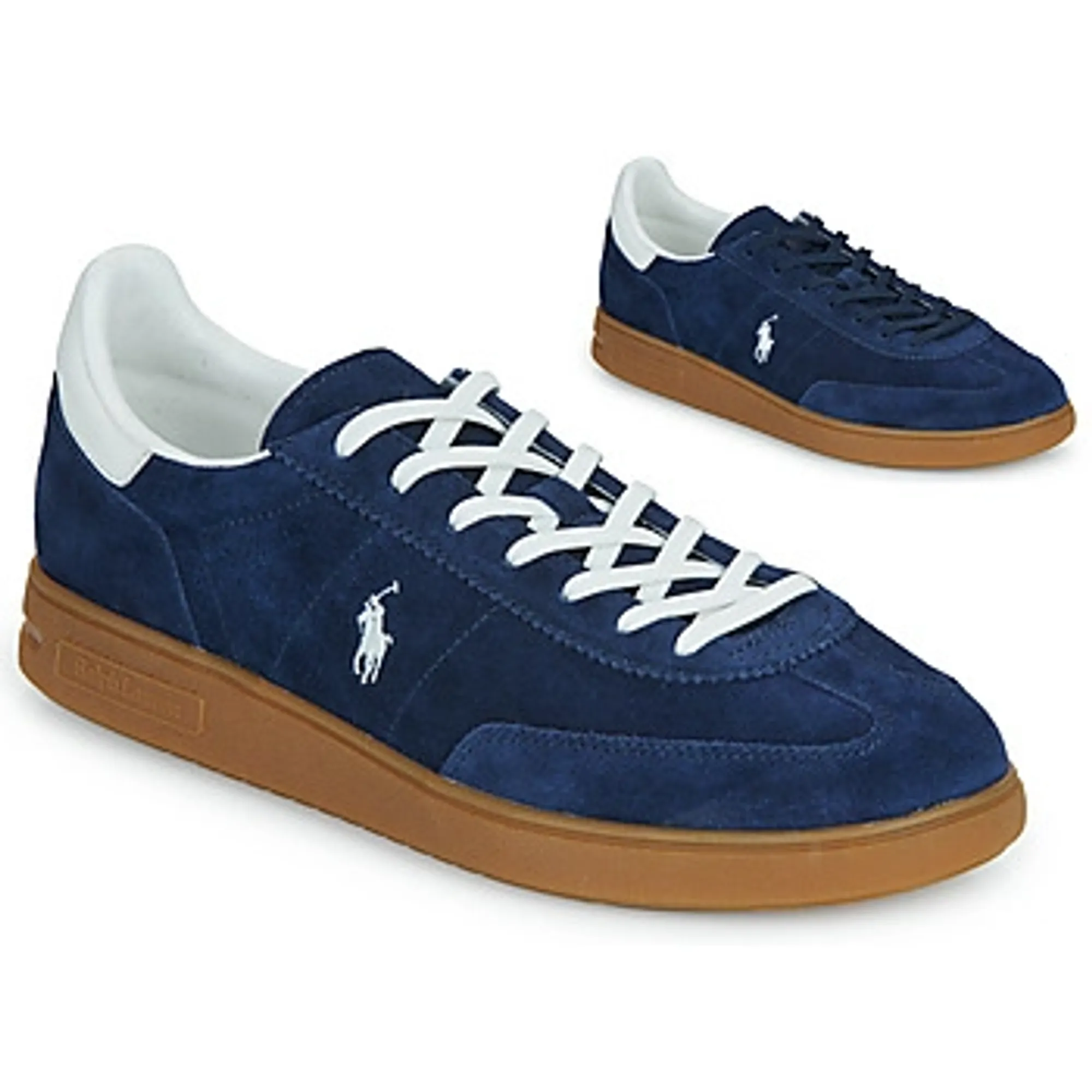 Polo Ralph Lauren  BEDFORD PP-SNEAKERS-LOW TOP LACE  men's Shoes (Trainers) in Blue