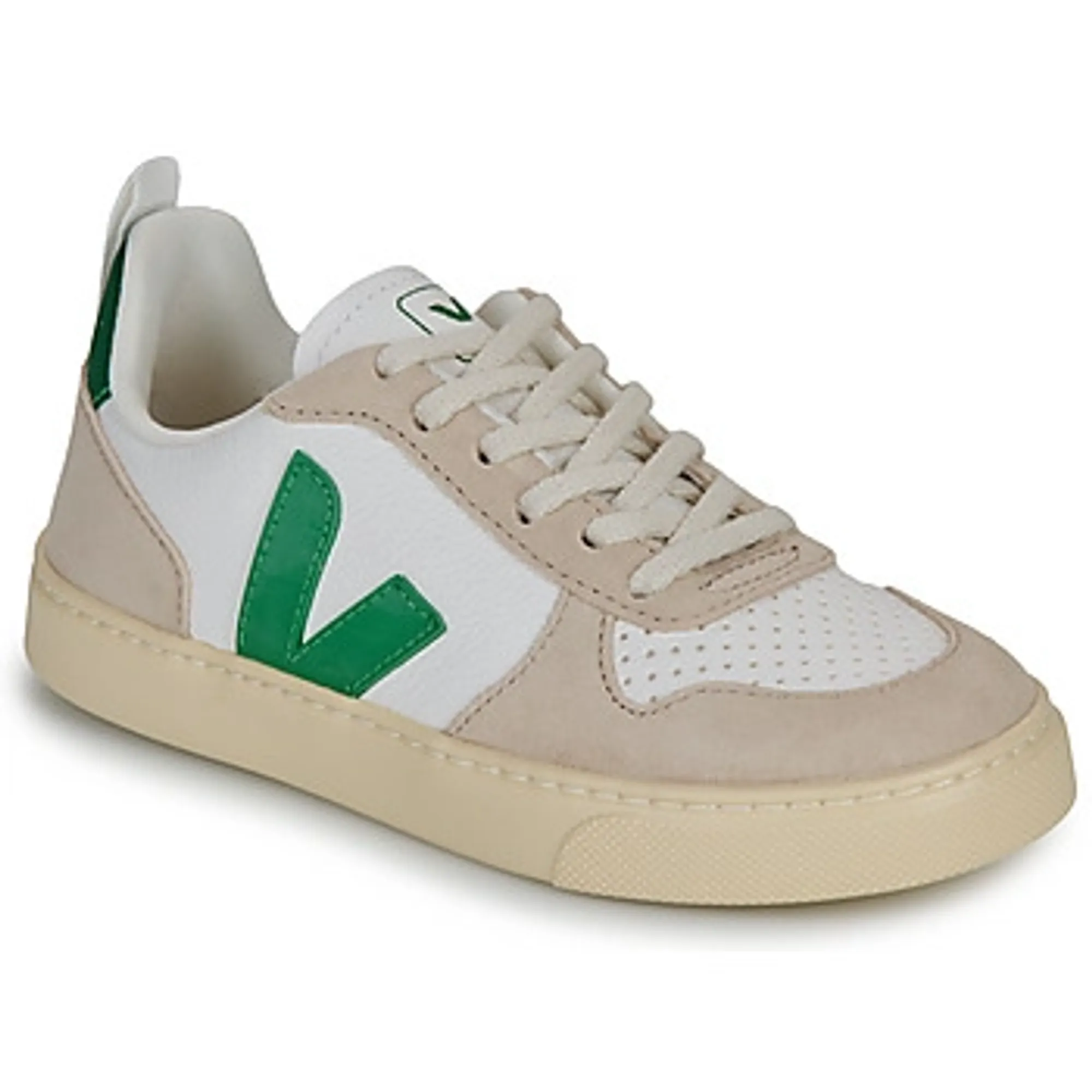 Veja  SMALL V-10  girls's Children's Shoes (Trainers) in White
