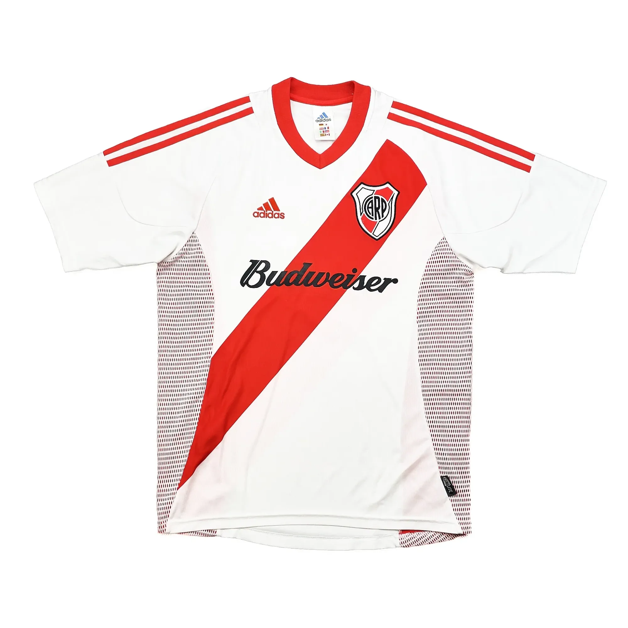 2002/03 River Plate Home Shirt (S) Adidas | Cult Kits