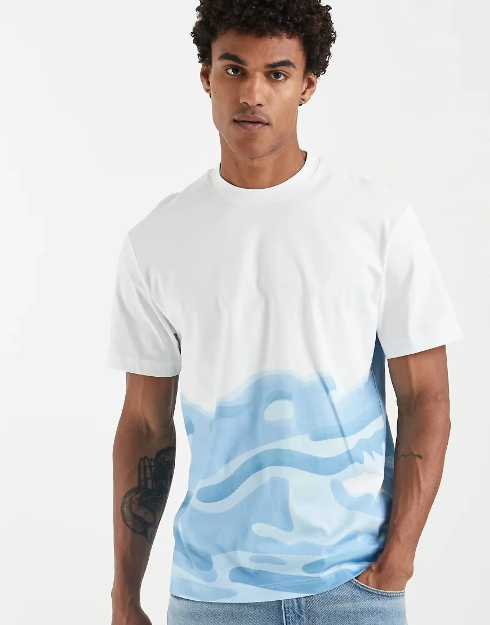 Lacoste Printed Cotton T-shirt - White
