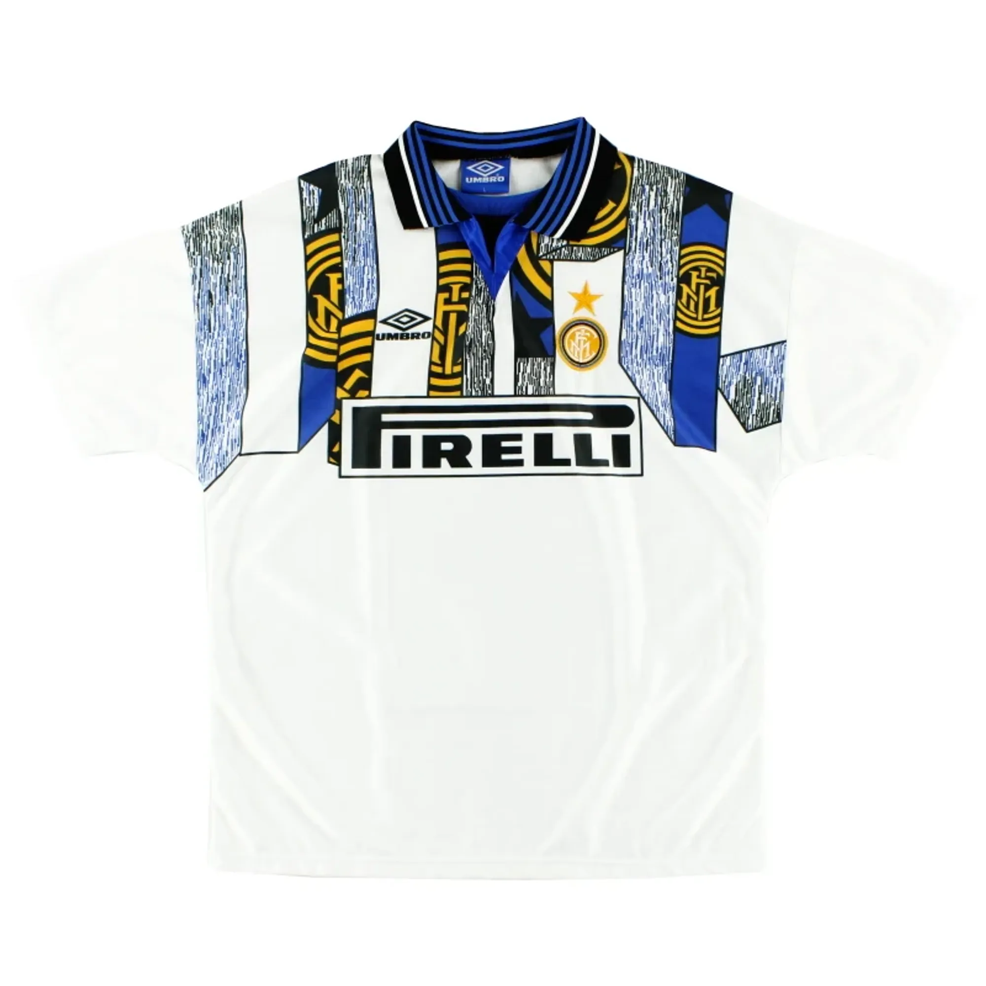 1995-96 Inter Milan Umbro Away Shirt L - Inter Milan / Excellent 