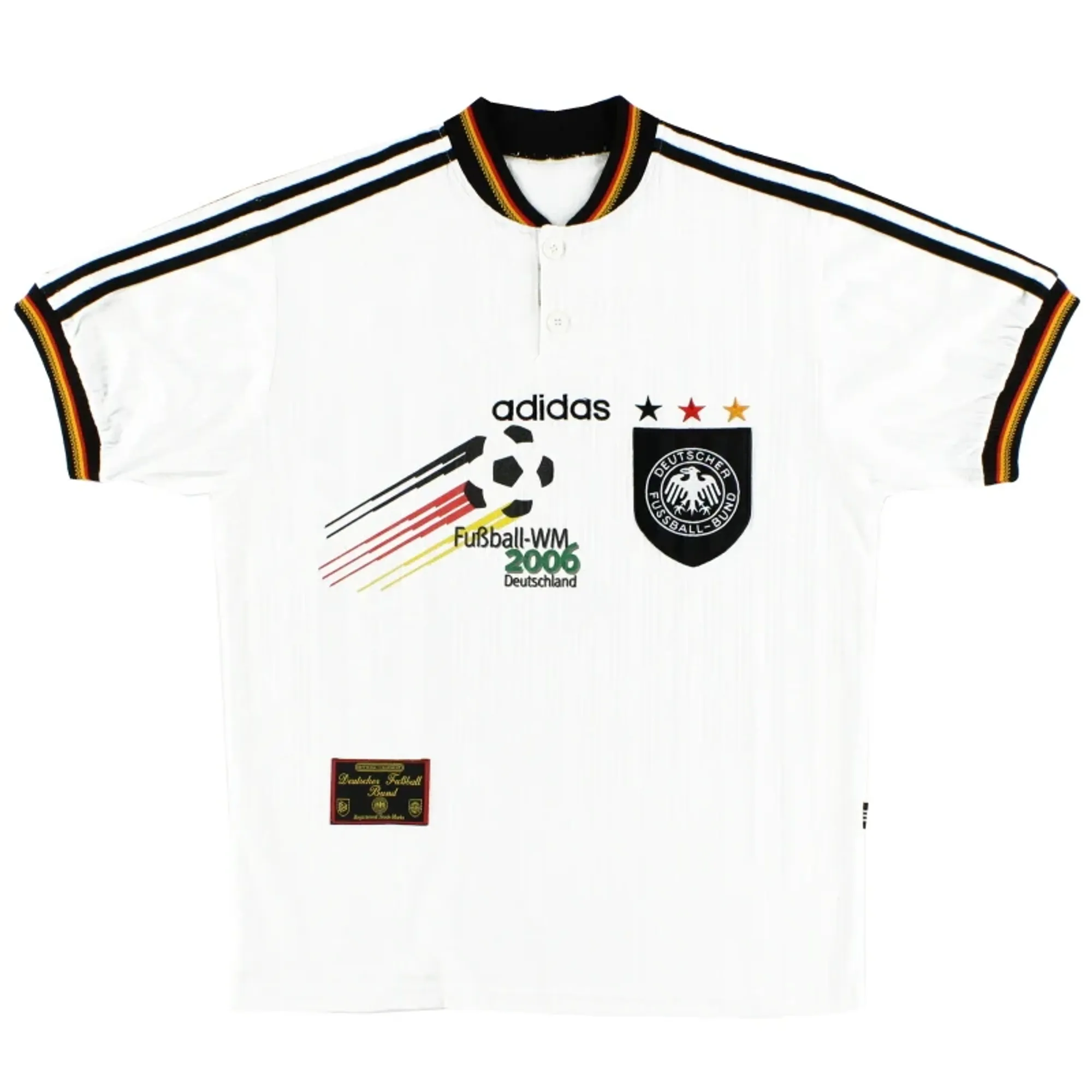 1996-98 Germany adidas WM2006 Home Shirt XXL - Germany / Excellent 