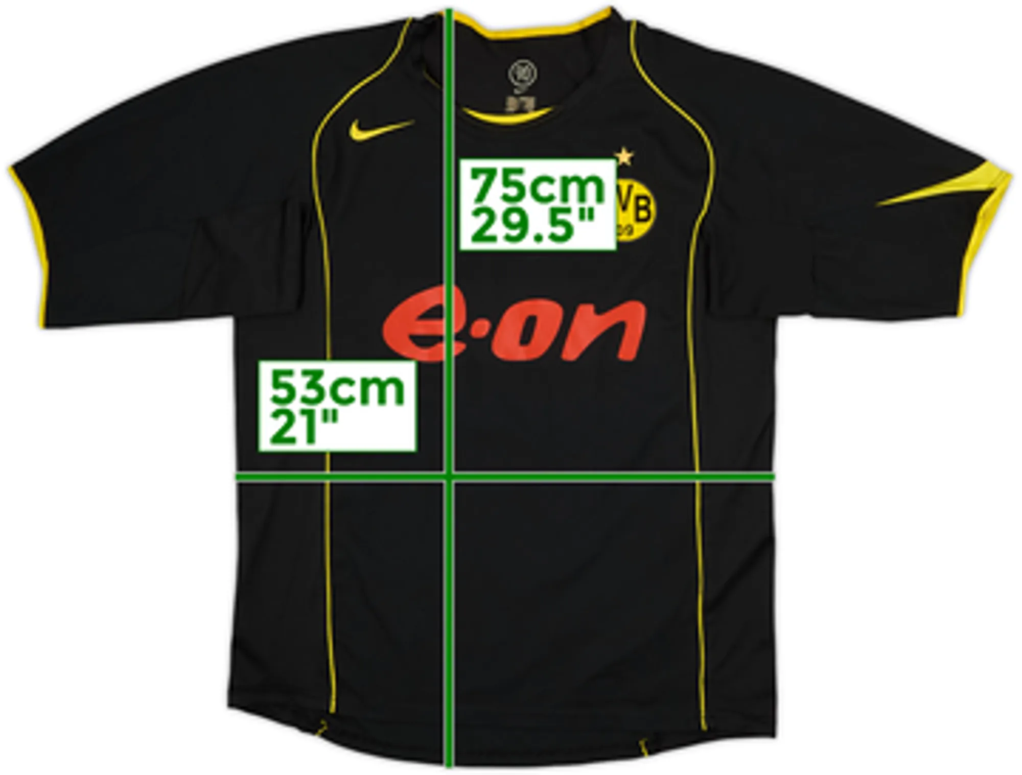 2004-05 Borussia Dortmund Away Shirt Rosicky #10 - 8/10 - (L)