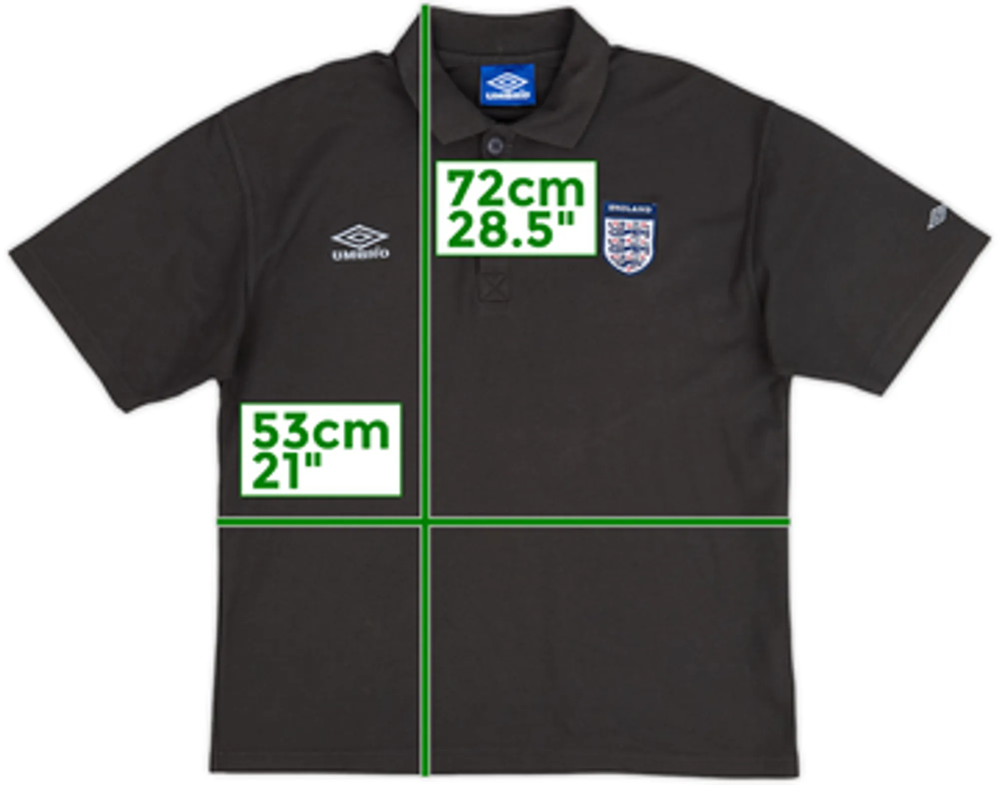 1998-99 England Umbro Polo Shirt - 7/10 - (L)