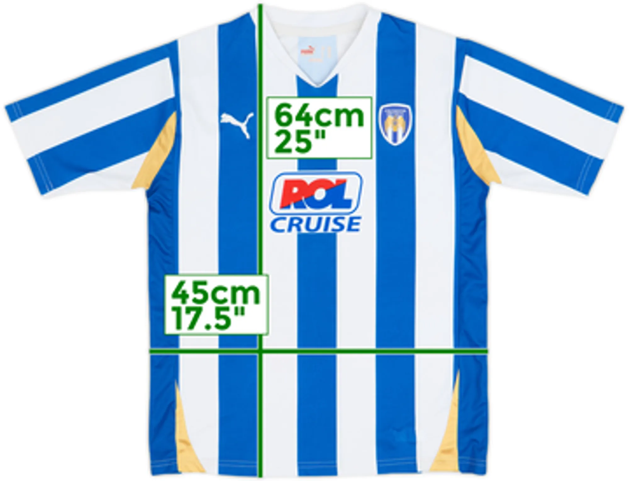2010-12 Colchester Home Shirt - 7/10 - (XL.Boys)