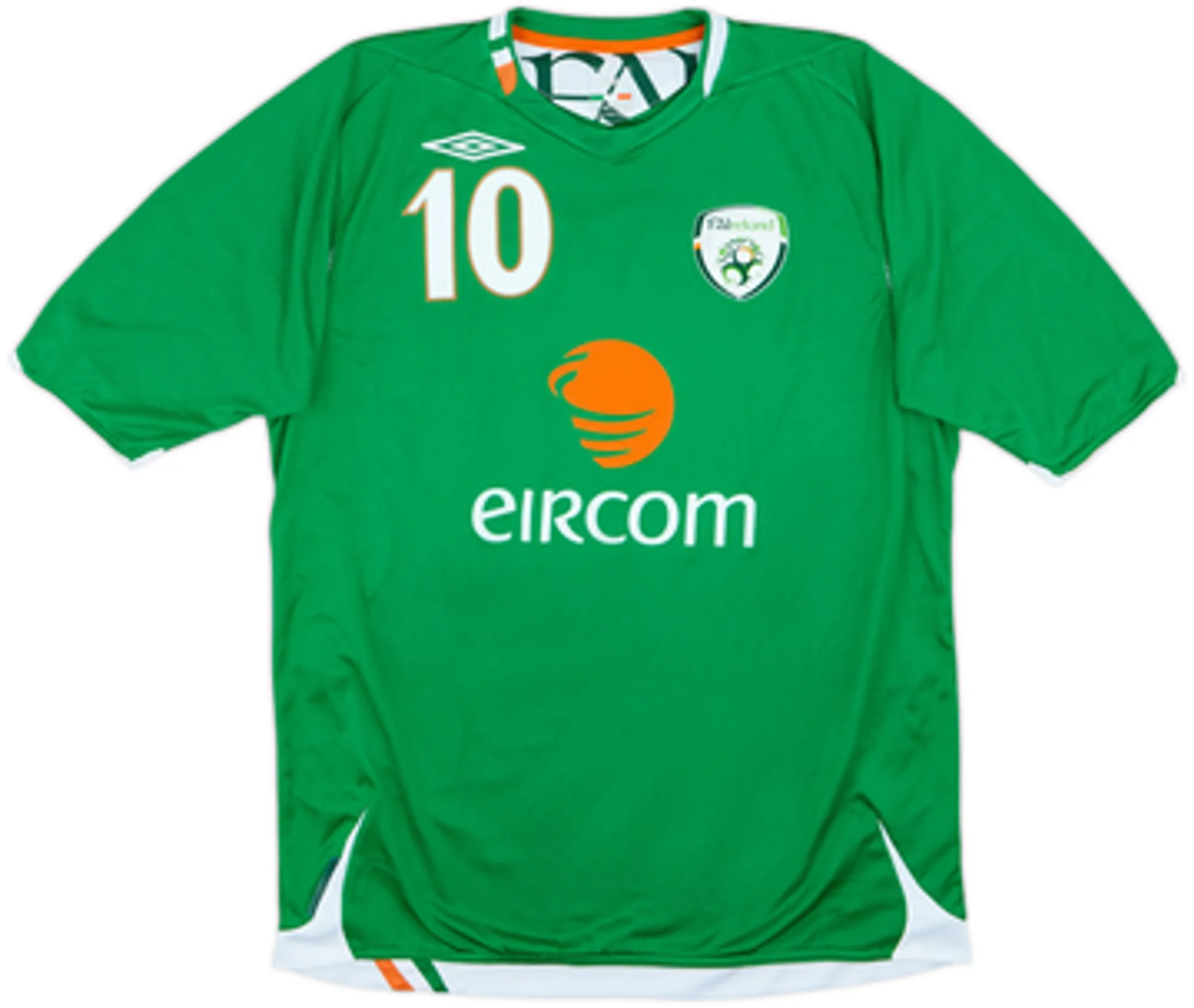 2006-08 Ireland Home Shirt Keane #10 - 8/10 - (S)