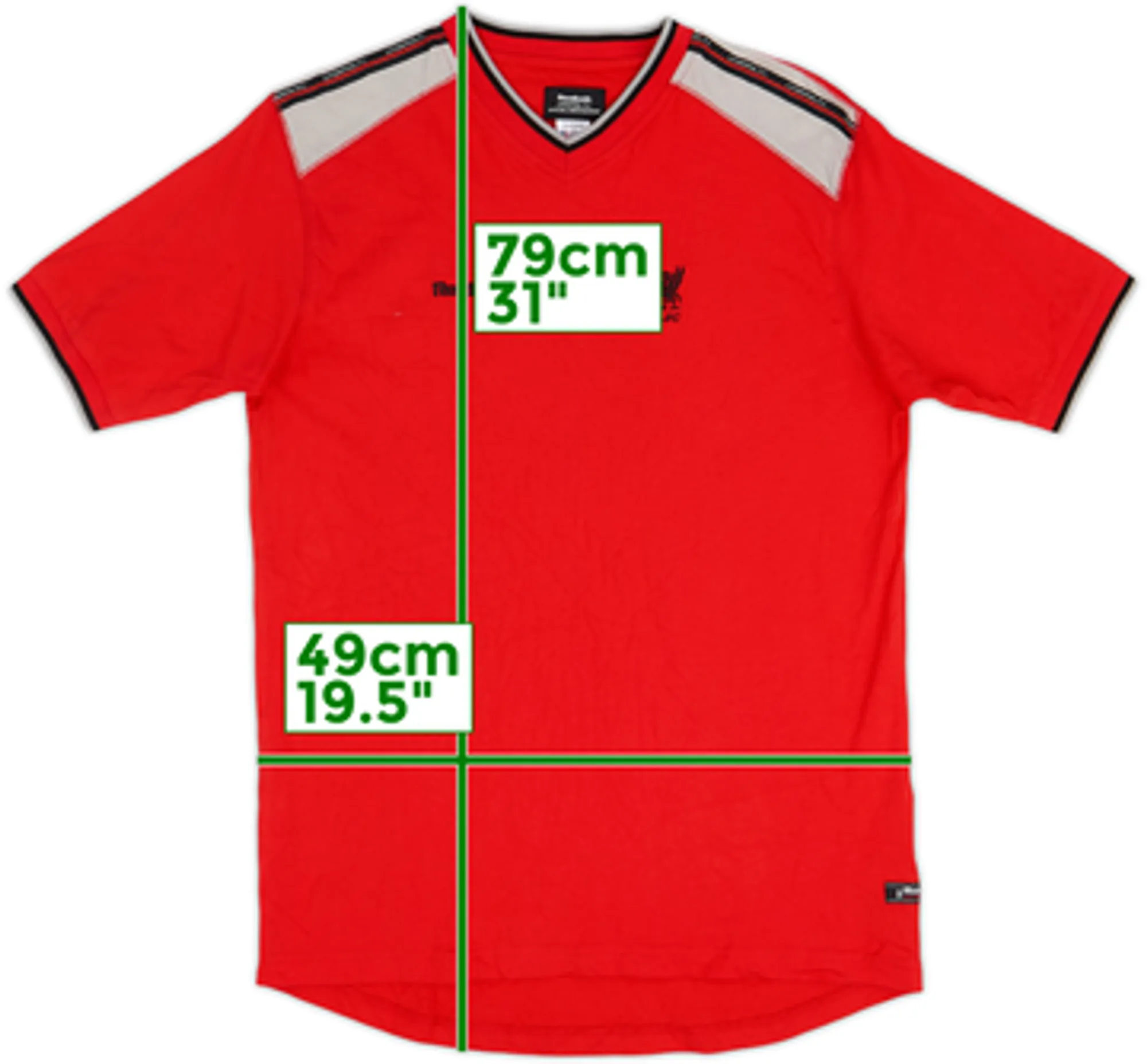 2005-06 Liverpool Reebok Cotton Tee - 6/10 - (M)