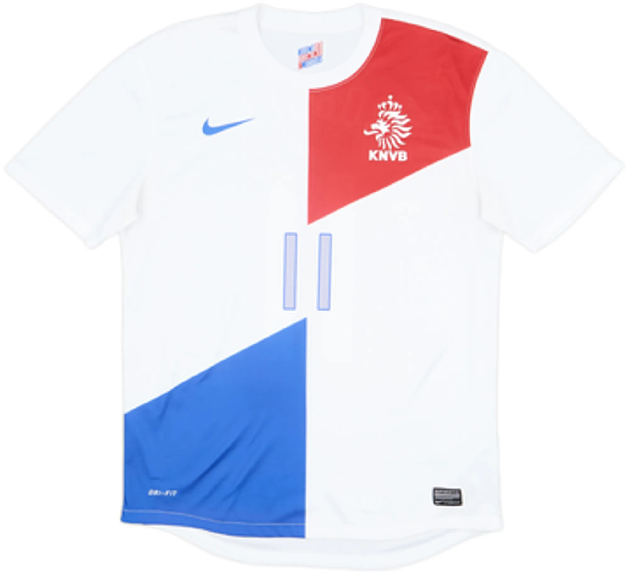 2013-14 Netherlands Away Shirt Robben #11EM