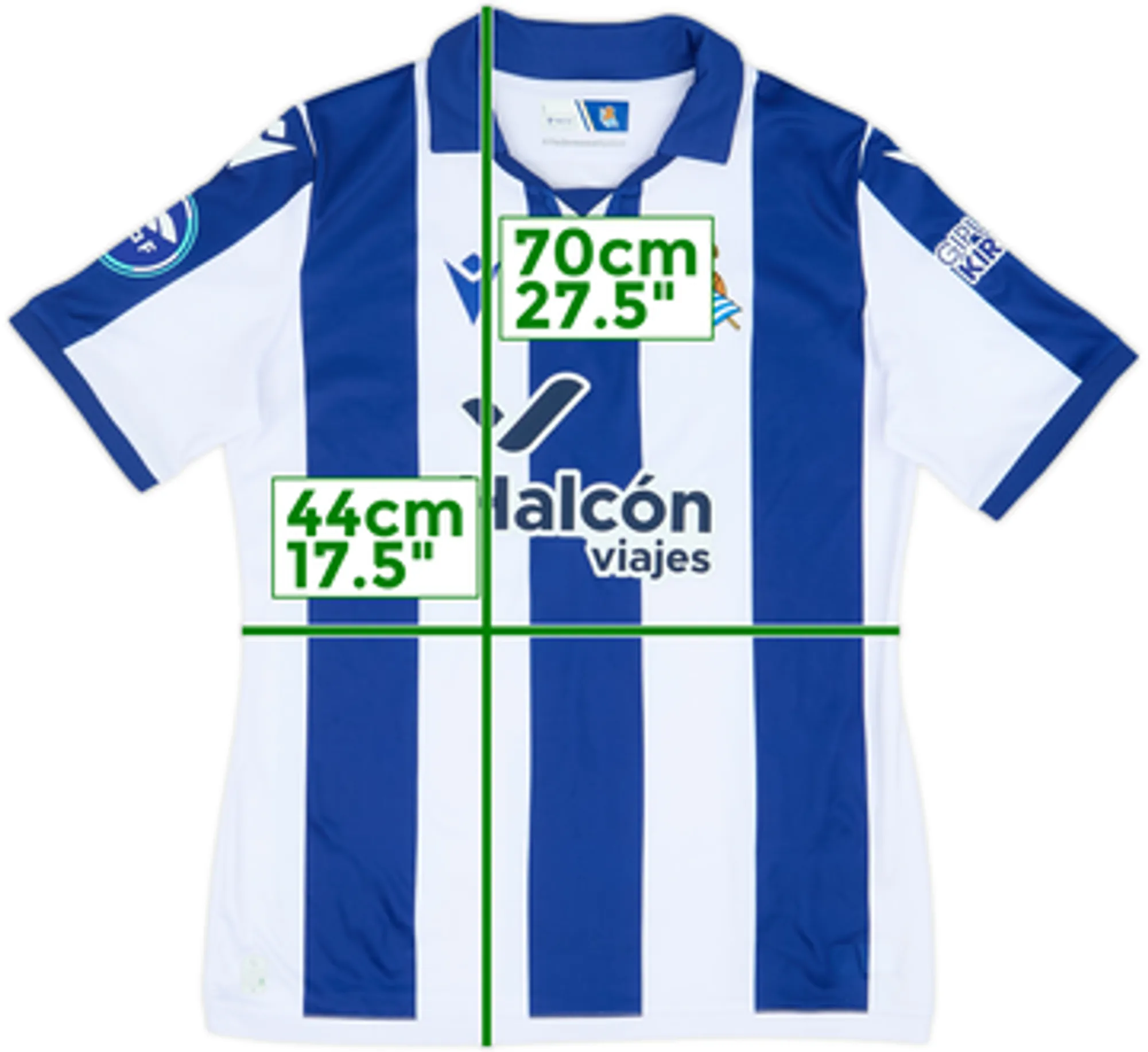 2024-25 Real Sociedad Home Shirt - 8/10 - (L.Boys)