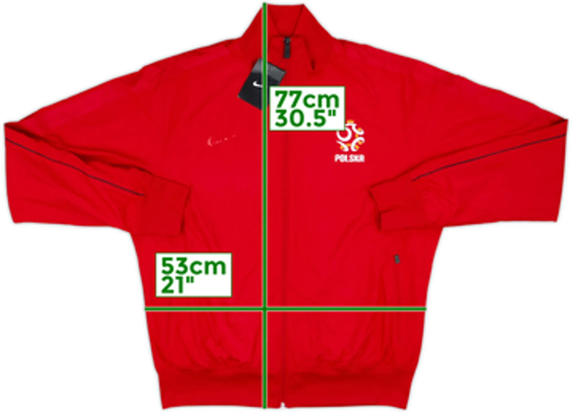 2012-13 Poland Nike Track Jacket (L)