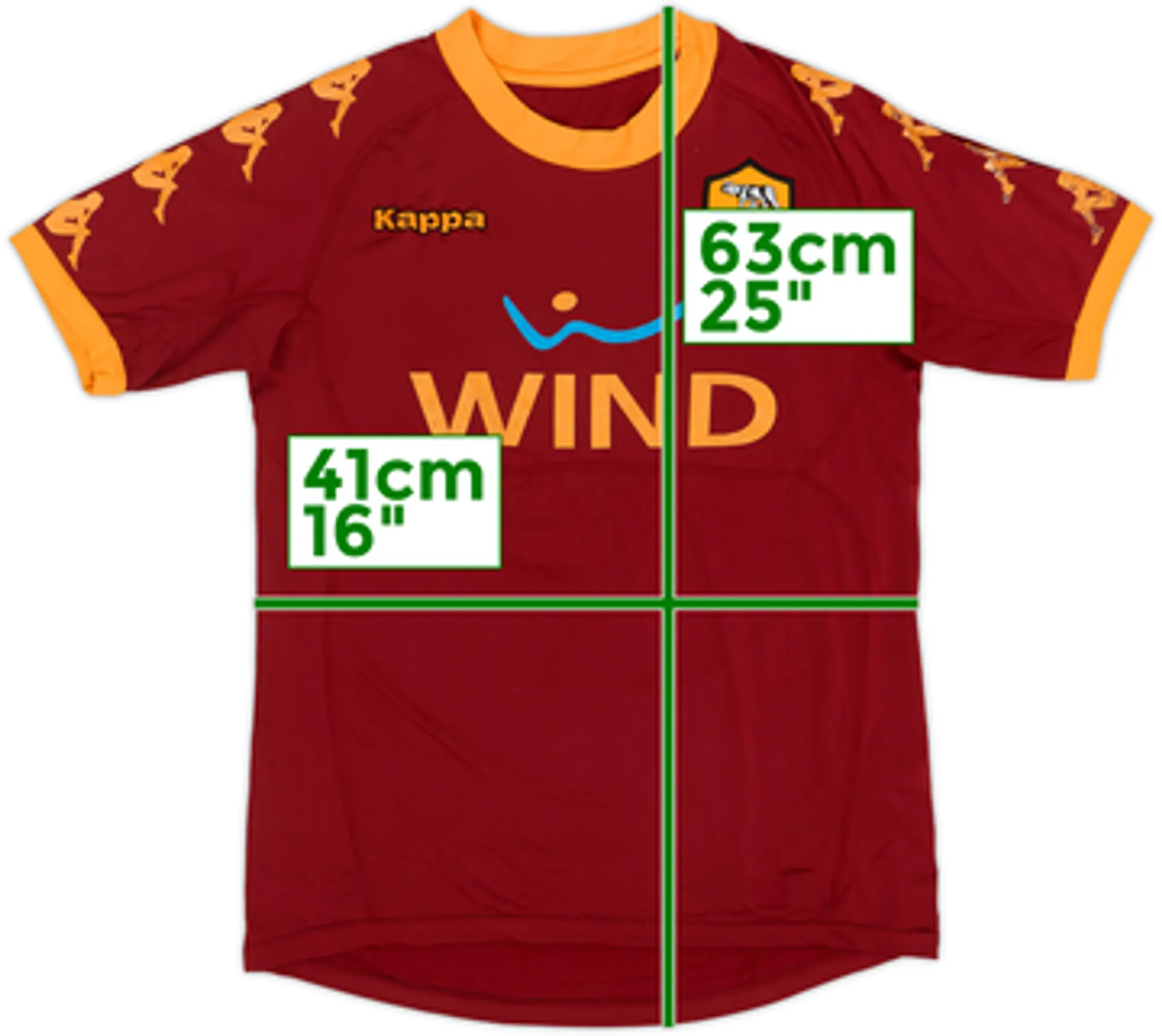 2011-12 Roma Home Shirt - 5/10 - (L.Boys)
